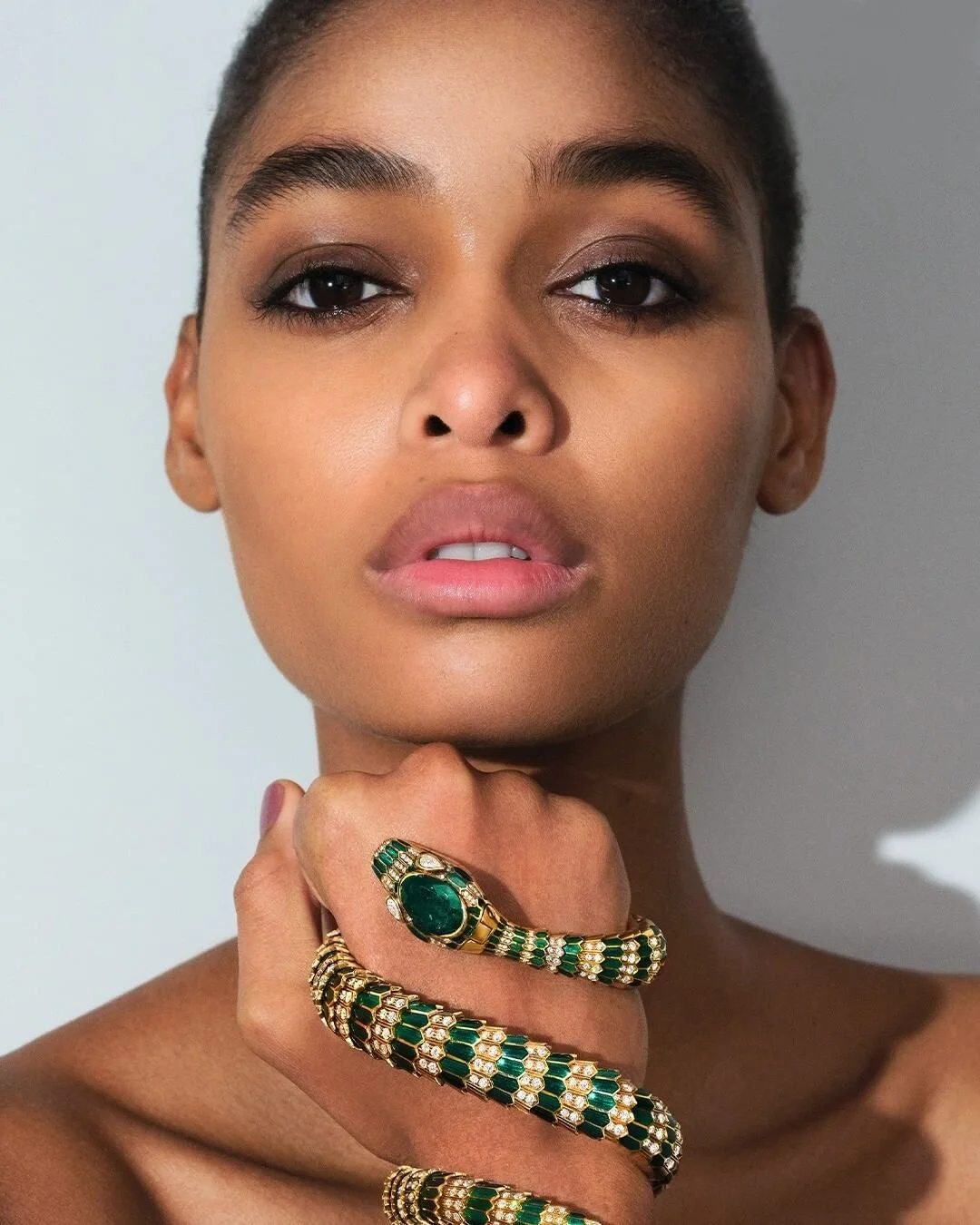 BLÉSNYA MINHER for BULGARI Serpenti Collection Campaign