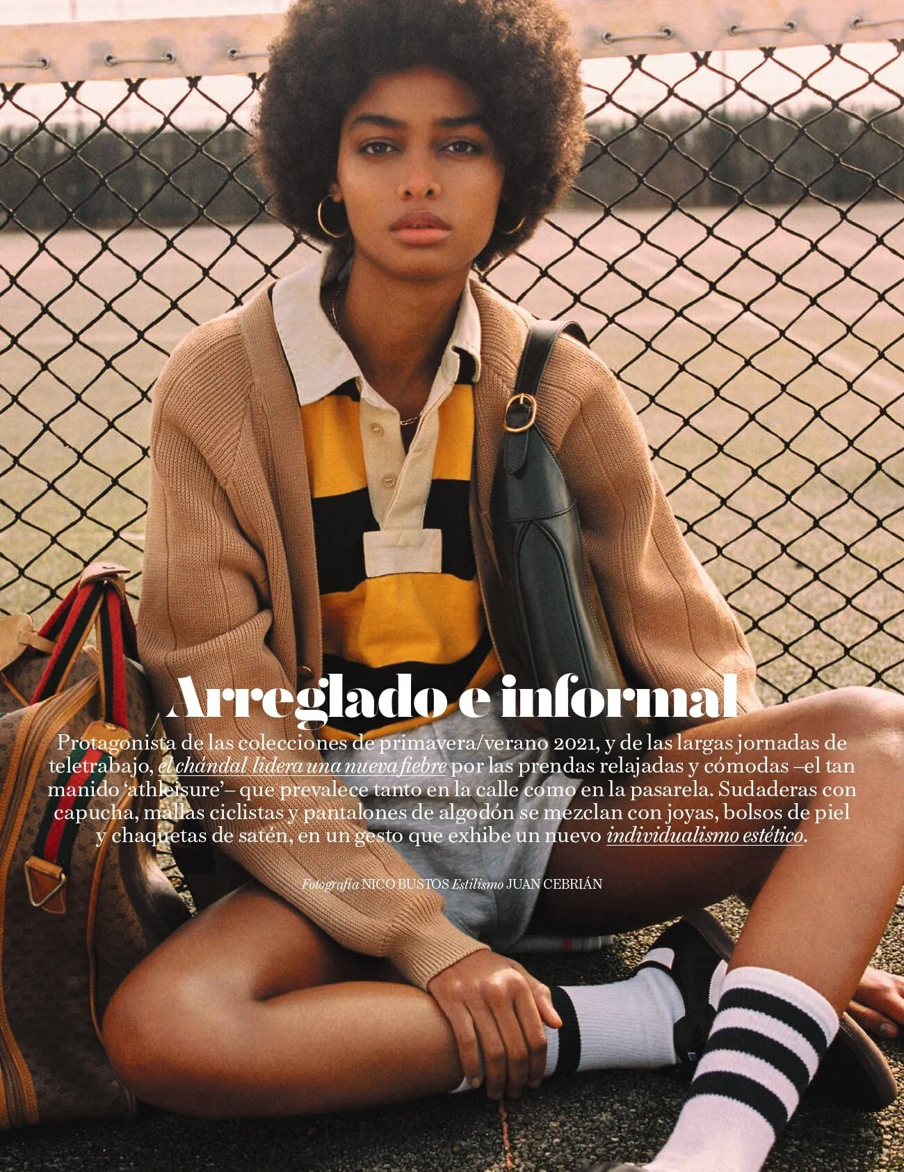 BLÉSNYA MINHER for VOGUE SPAIN April 2021 Issue Editorial