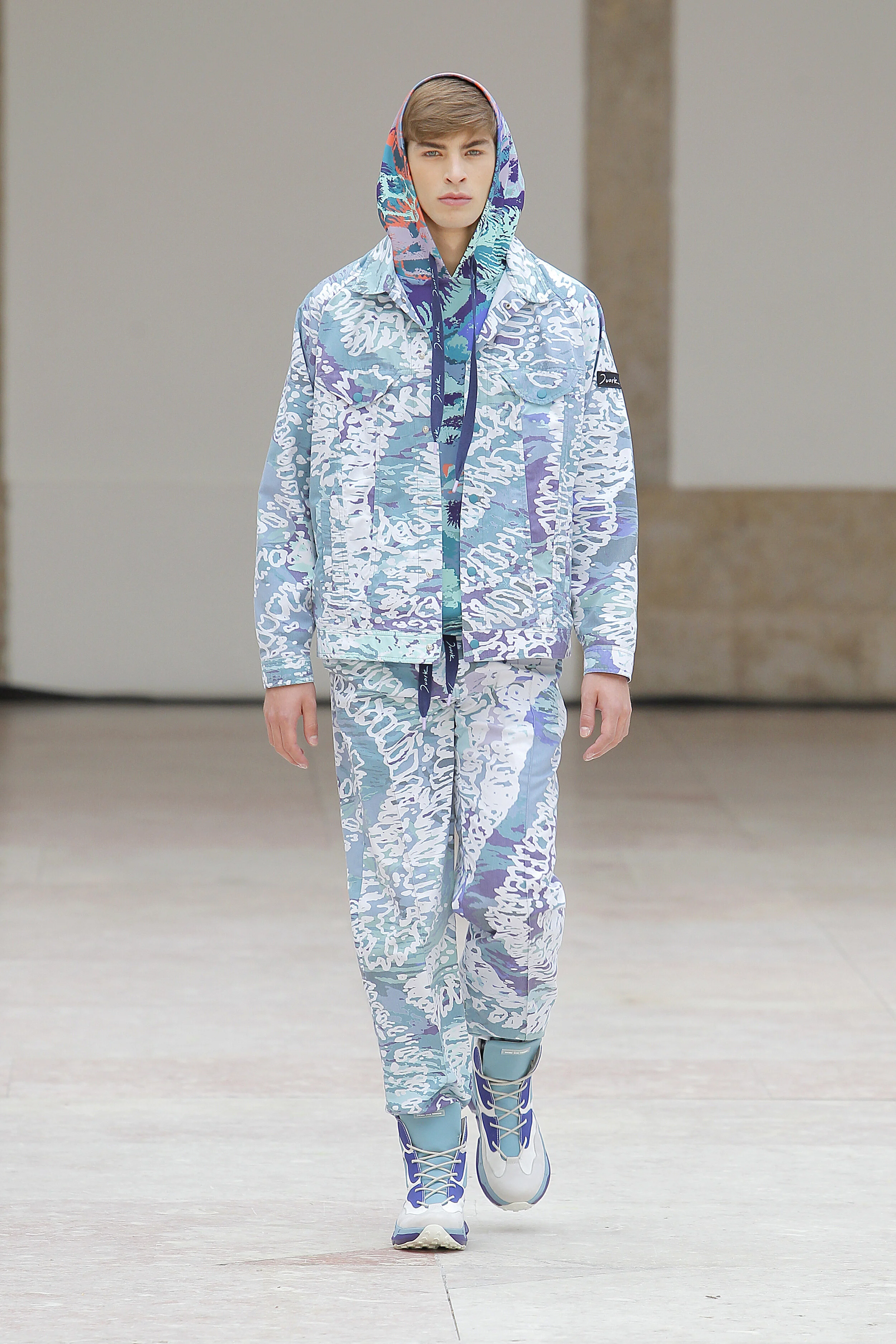 MARTIM CANAVARRO walking for DUARTE Fall Winter 2021 ModaLisboa