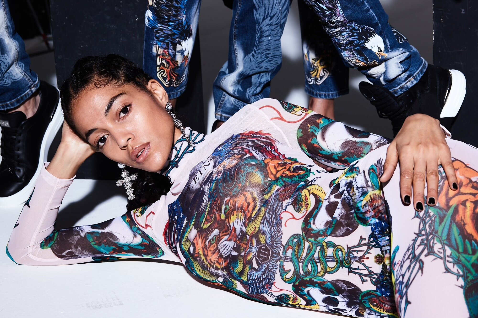 CLÁUDIA MORAIS for PHILIPP PLEIN Spring-Summer 2021 