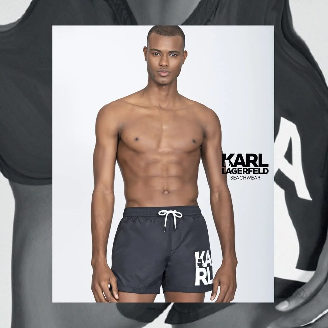 ANILTON CABRAL for KARL LAGERFELD Beachwear Spring-Summer 2021 Campaign