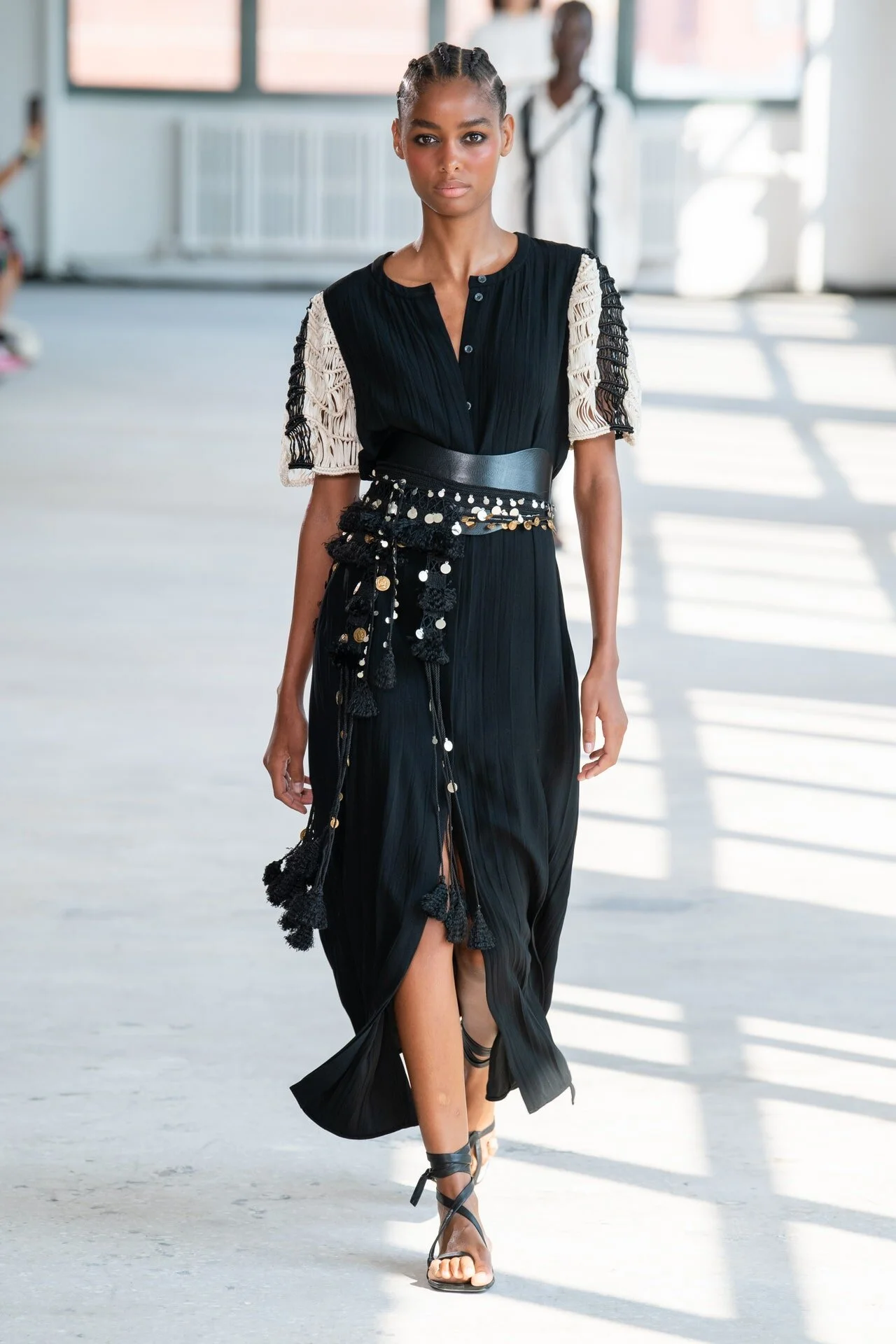 BLÉSNYA MINHER walking for ALTUZARRA S/S 22 Show NYFW