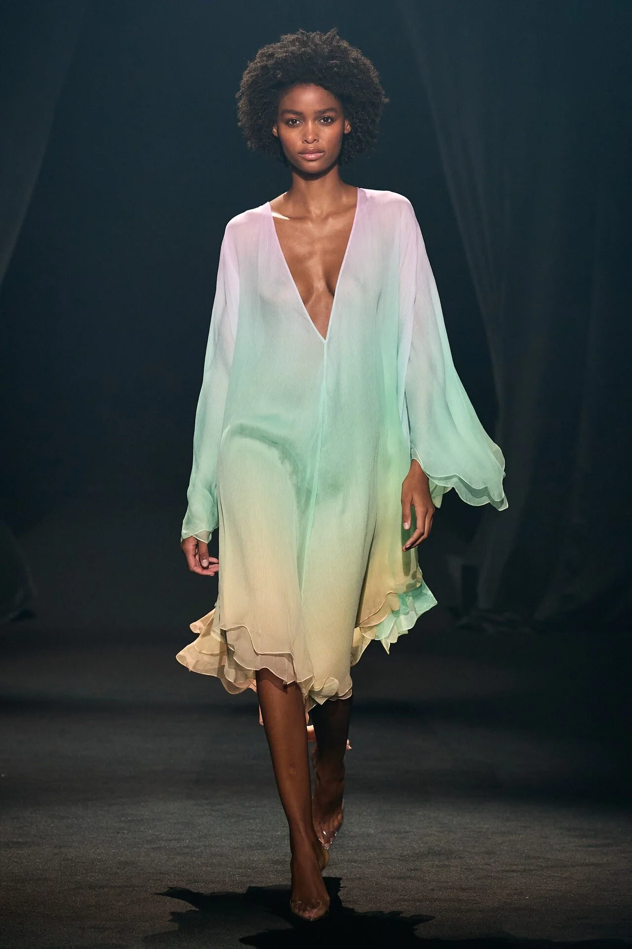 BLÉSNYA MINHER walking for AZ FACTORY S/S 22 Show PFW