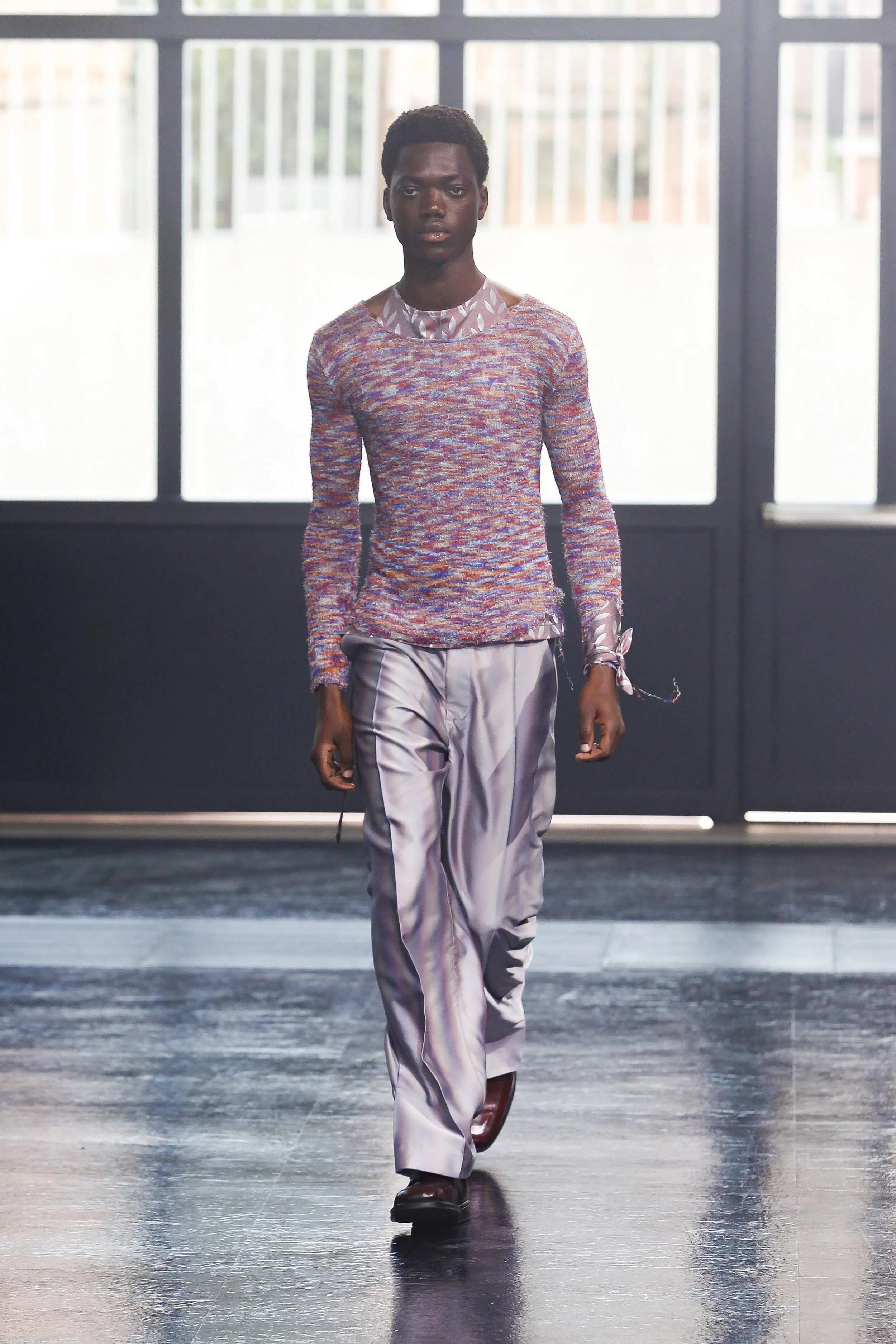 DANIEL CHRISTIAN walking for FILIPE AUGUSTO S/S 22 Show ModaLisboa