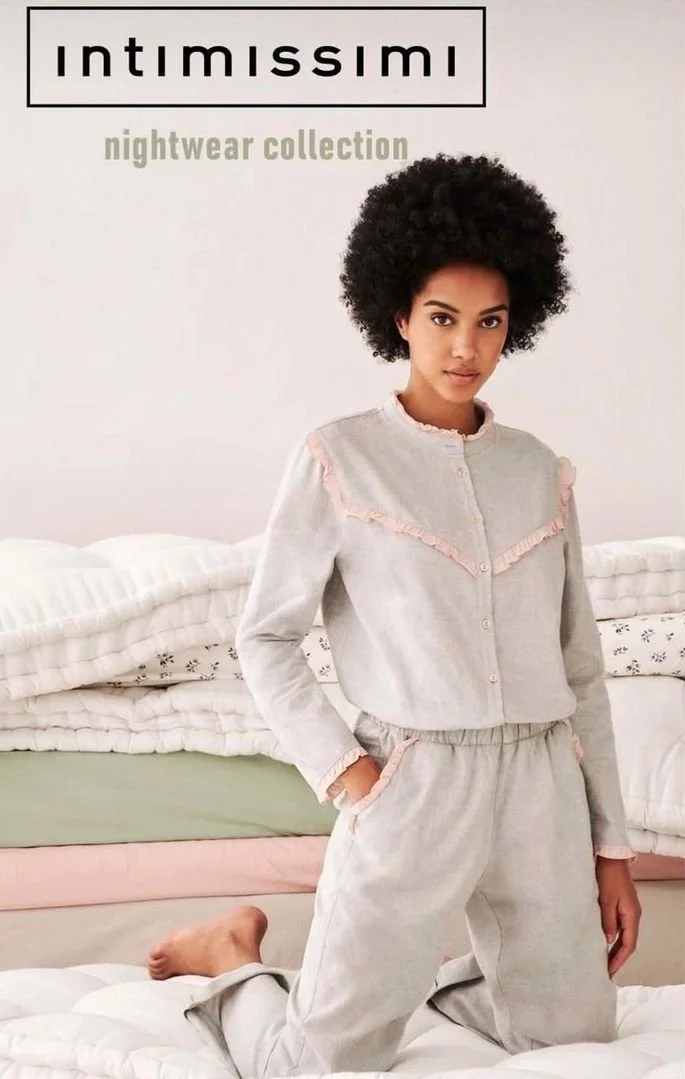 ELSA BALDAIA for INTIMISSIMI Nightwear Collection Fall-Winter 2021 Campaign