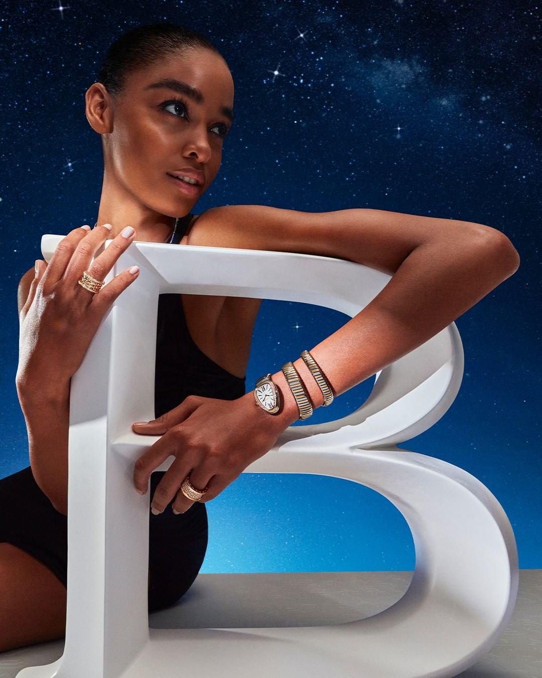 BLÉSNYA MINHER for BVLGARI Holiday 2021 Campaign