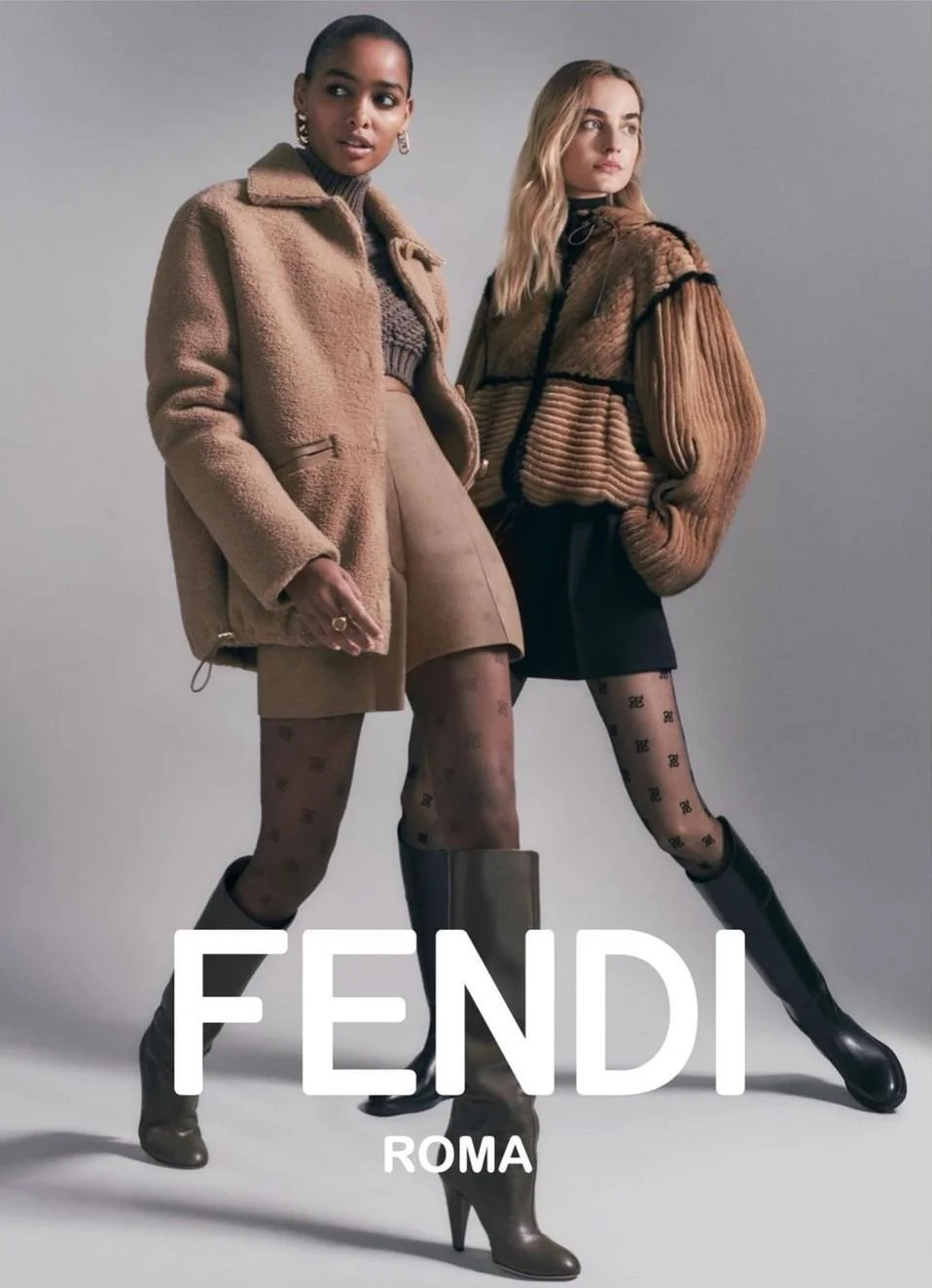 BLÉSNYA MINHER for FENDI Fur Collection Campaign
