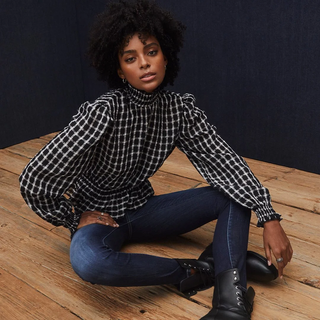 ALÉCIA MORAIS for BUFFALO DAVID BITTON Holiday 2021 Campaign