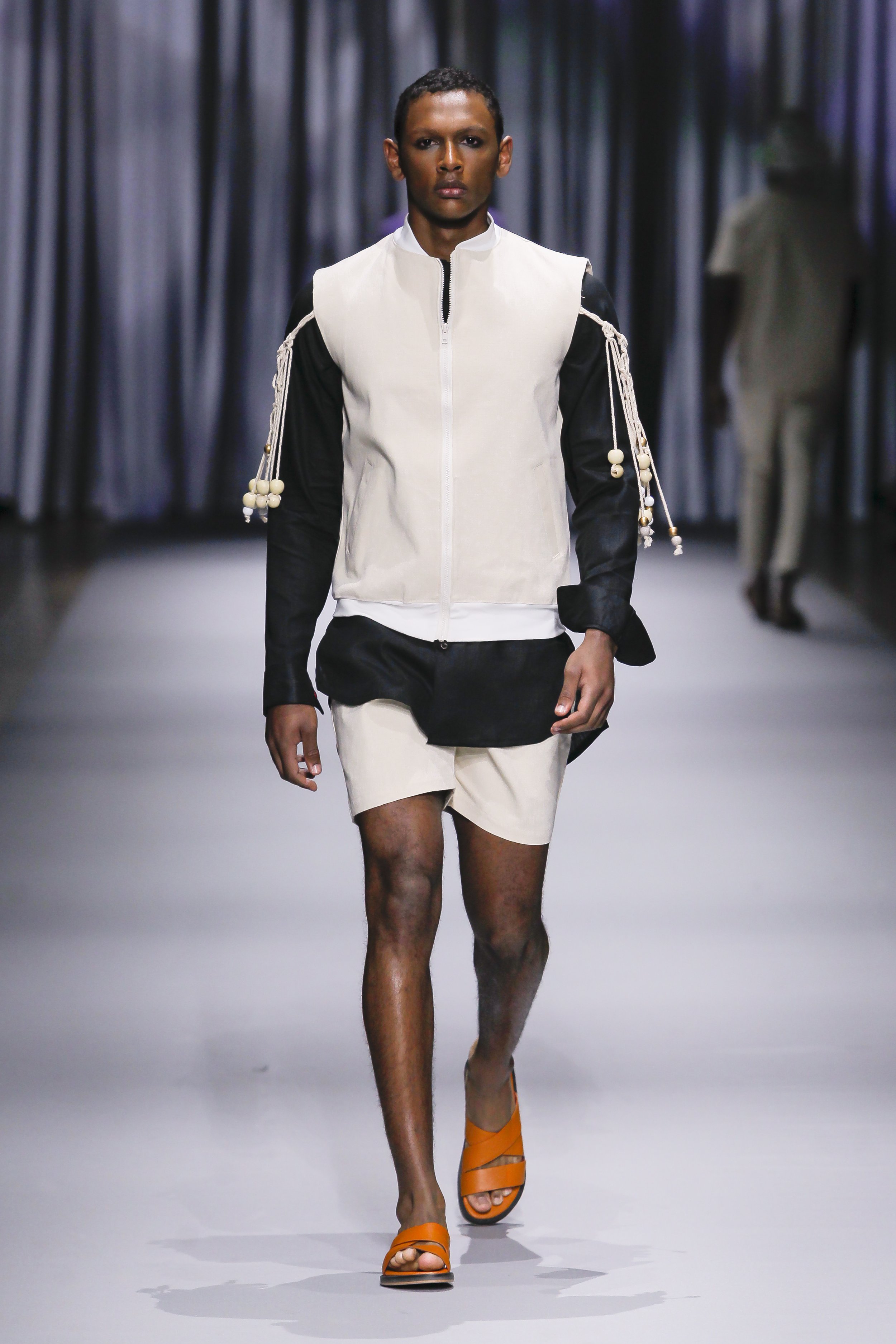 YANICK GIL walking at PORTUGAL FASHION Fall-Winter 2020