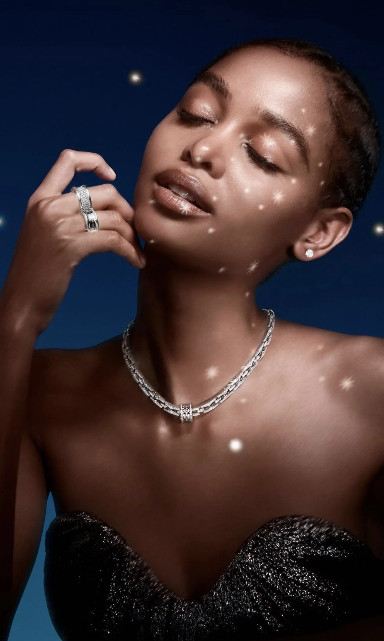 BLÉSNYA MINHER for BULGARI More Than A Wish Christmas Campaign 2022