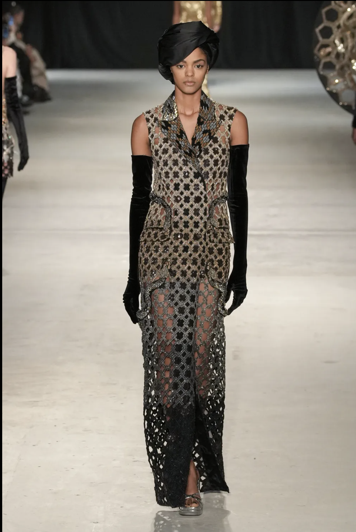 DILSA PEREIRA walking for RAHUL MISHRA Haute Couture Spring Summer 2024 in Paris