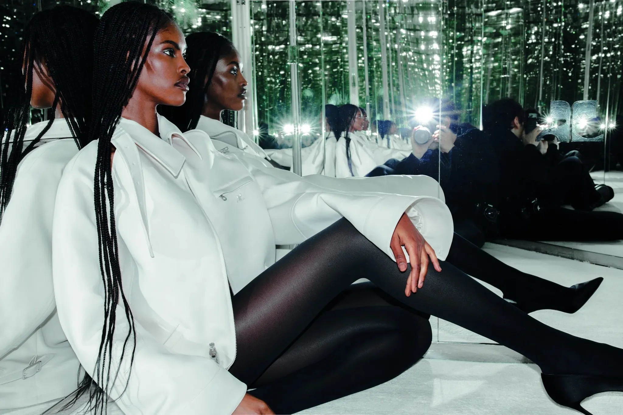 AMILNA ESTEVÃO for BRICKS MAGAZINE X COURREGES 'Be Tender' Issue editorial