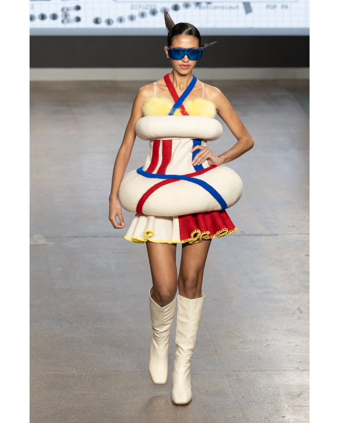 MAYU MENDES at LONDON FASHION WEEK for JIMMY PAUL x FASHION SCOUT/FALL 2026 READY-TO-WEAR 