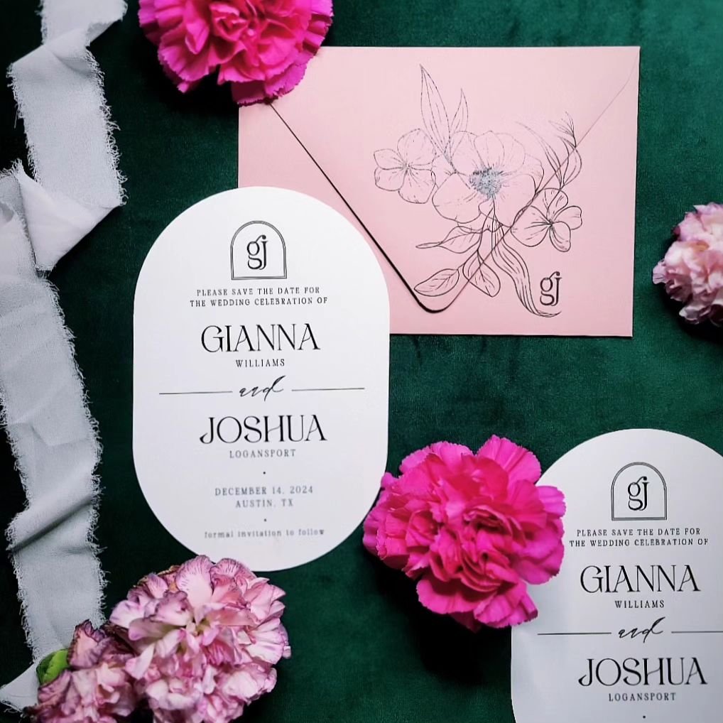 Didn't take engagement pictures in enough time, but you need to send out your Save The Dates? No problem; we can still create the vibe! 🪷 Congrats to GiGi and Josh on their engagement!! Next up, custom invitations #TheNaomiWay #savethedates #wedding
