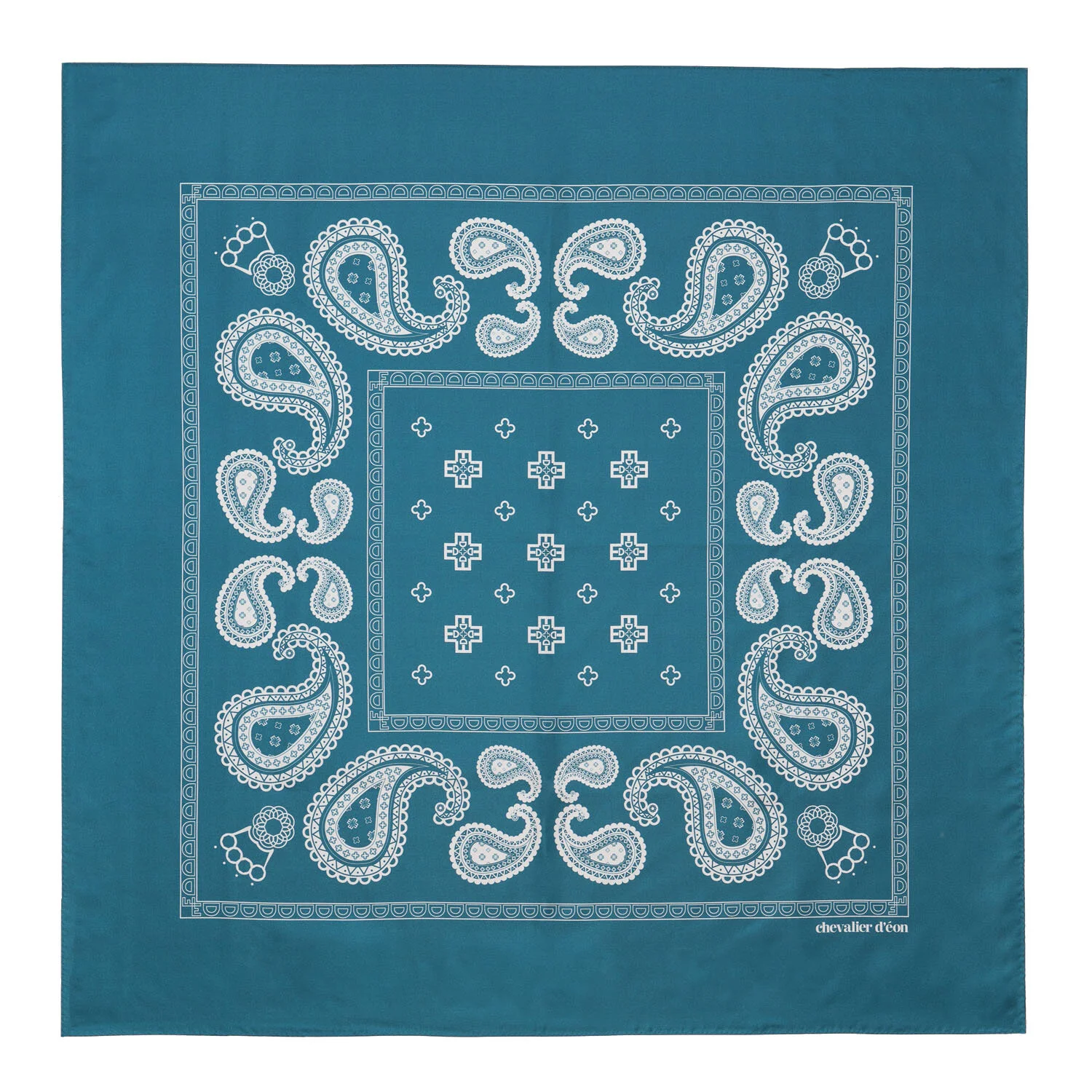 foulard motif cachemire