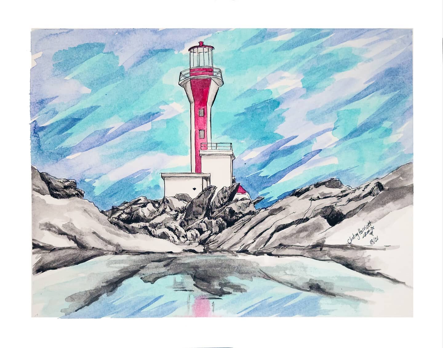 So much #lighthouse in #novaScotia . Trying to capture as much as possible.

#follow #like #share #comment 

Visit our website for awesome #artprints . Link in bio

Https://www.clintroyart.com/shop

#clintroyart #clintroy_art 
#halifax #halifaxart #a