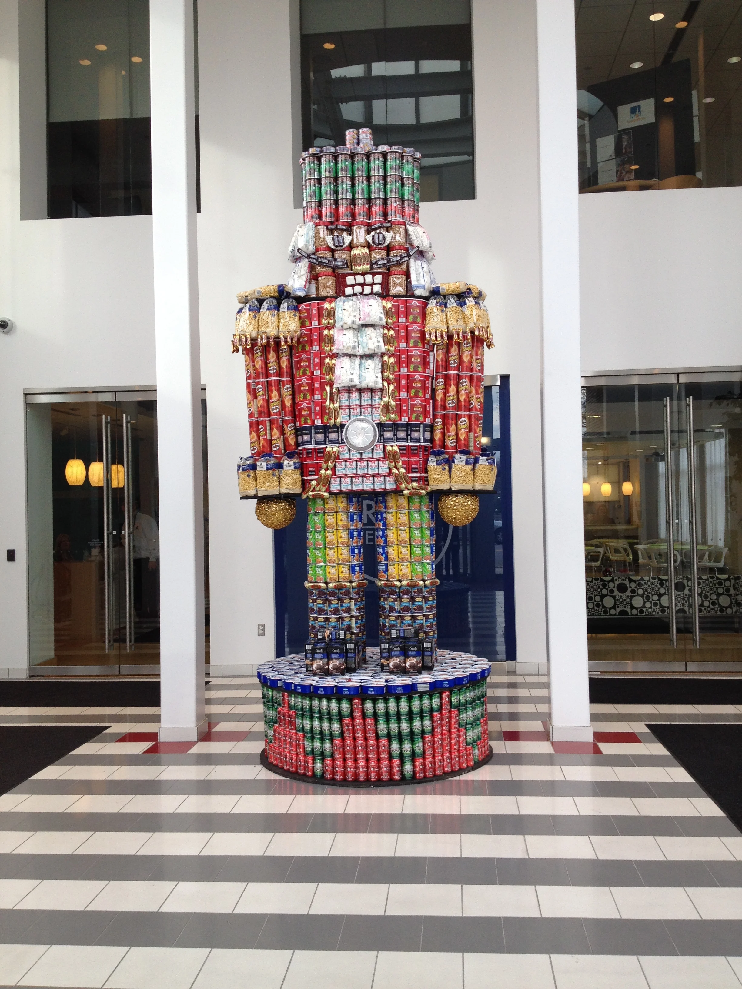 Food Drive Nutcracker Statue
