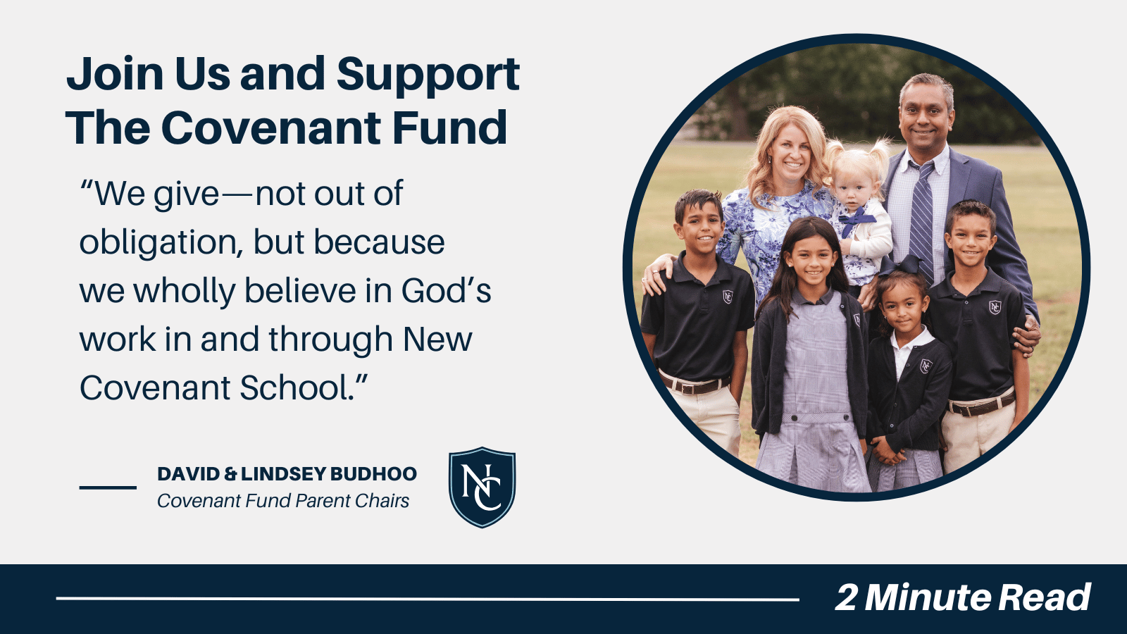 Join Us! Why We Support the Covenant Fund
