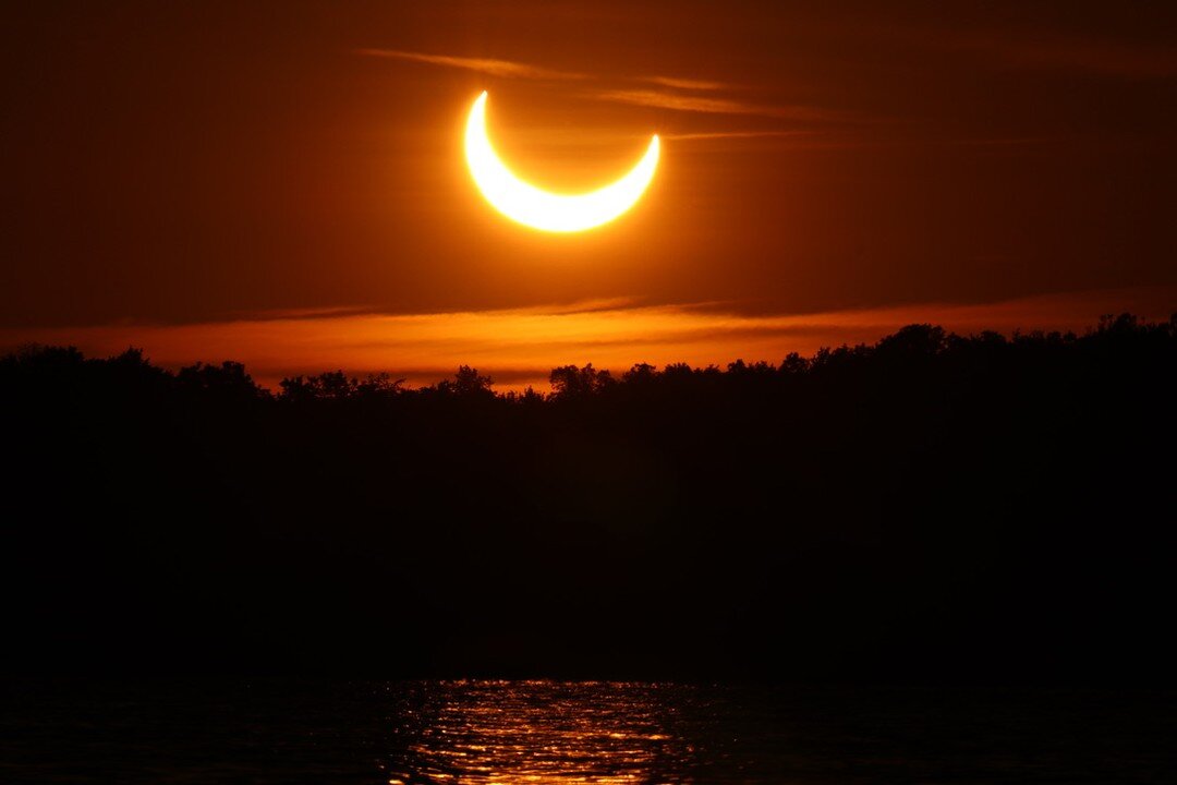 Thanks to Roel Vertegaal for sharing this beautiful picture of the solar eclipse that occurred on June 10, 2021.