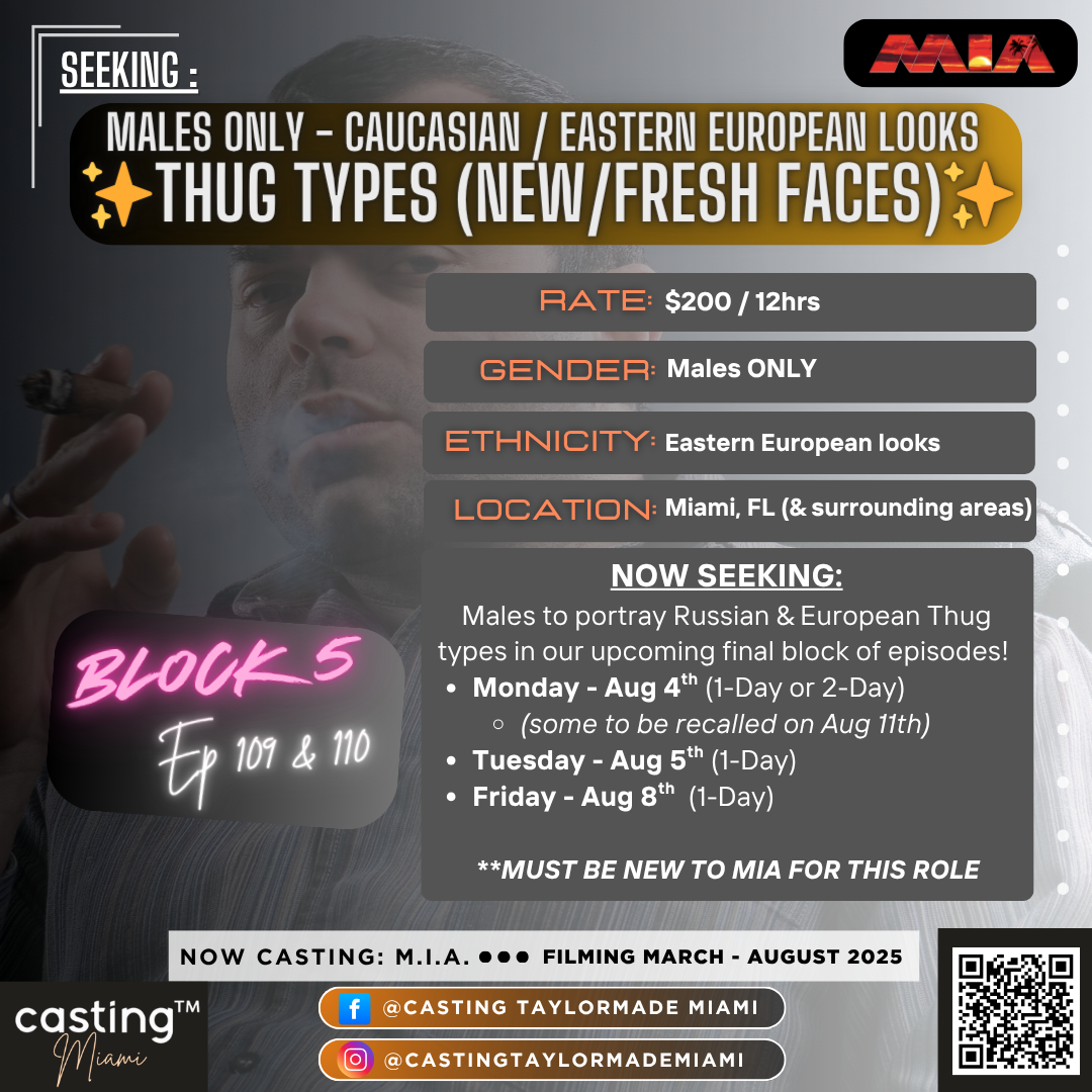 "M.I.A." // RUSSIAN/EE THUG TYPES // Block 5 // APPLICATION