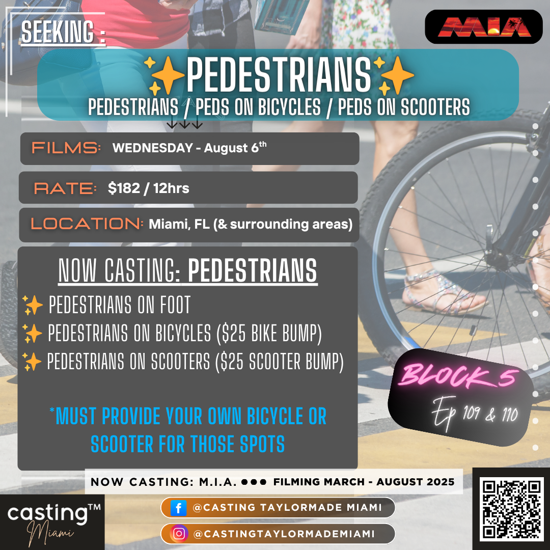 "M.I.A." // PEDESTRIANS // August 6th // Block 5 // APPLICATION