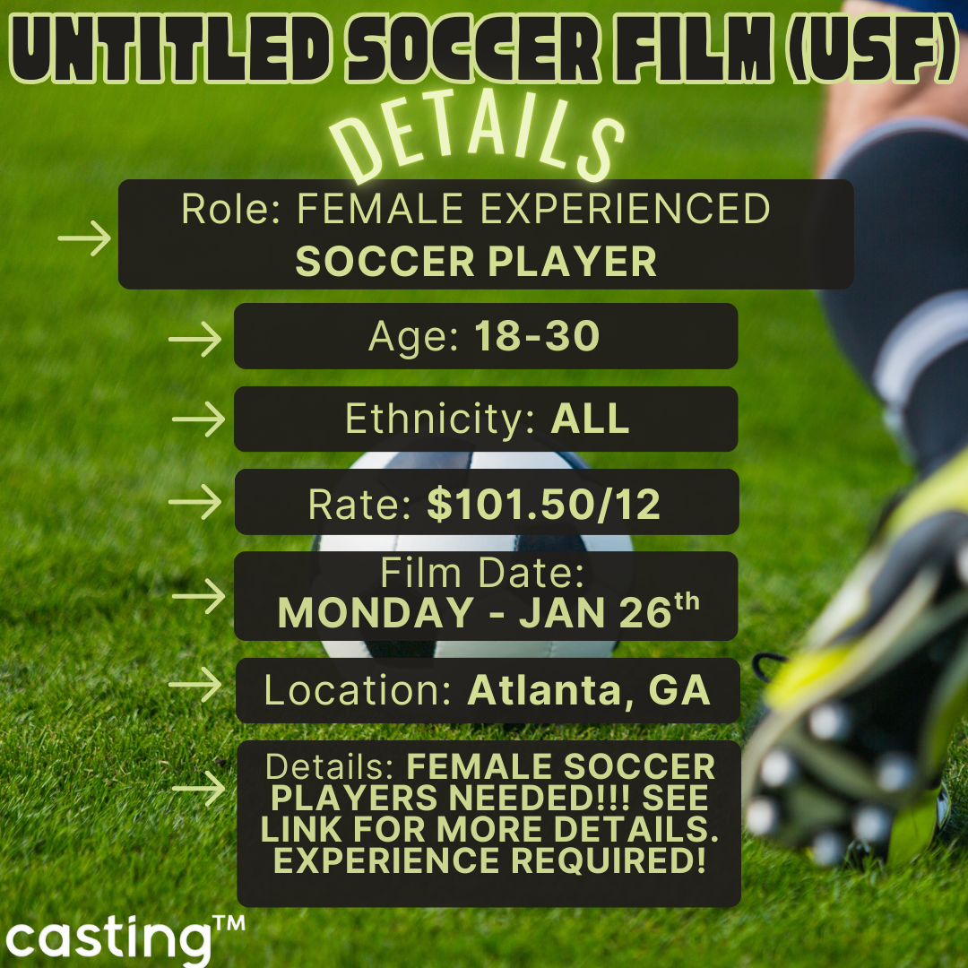 FEMALE SOCCER PLAYERS 18+ (TLY) // SUB REQUEST