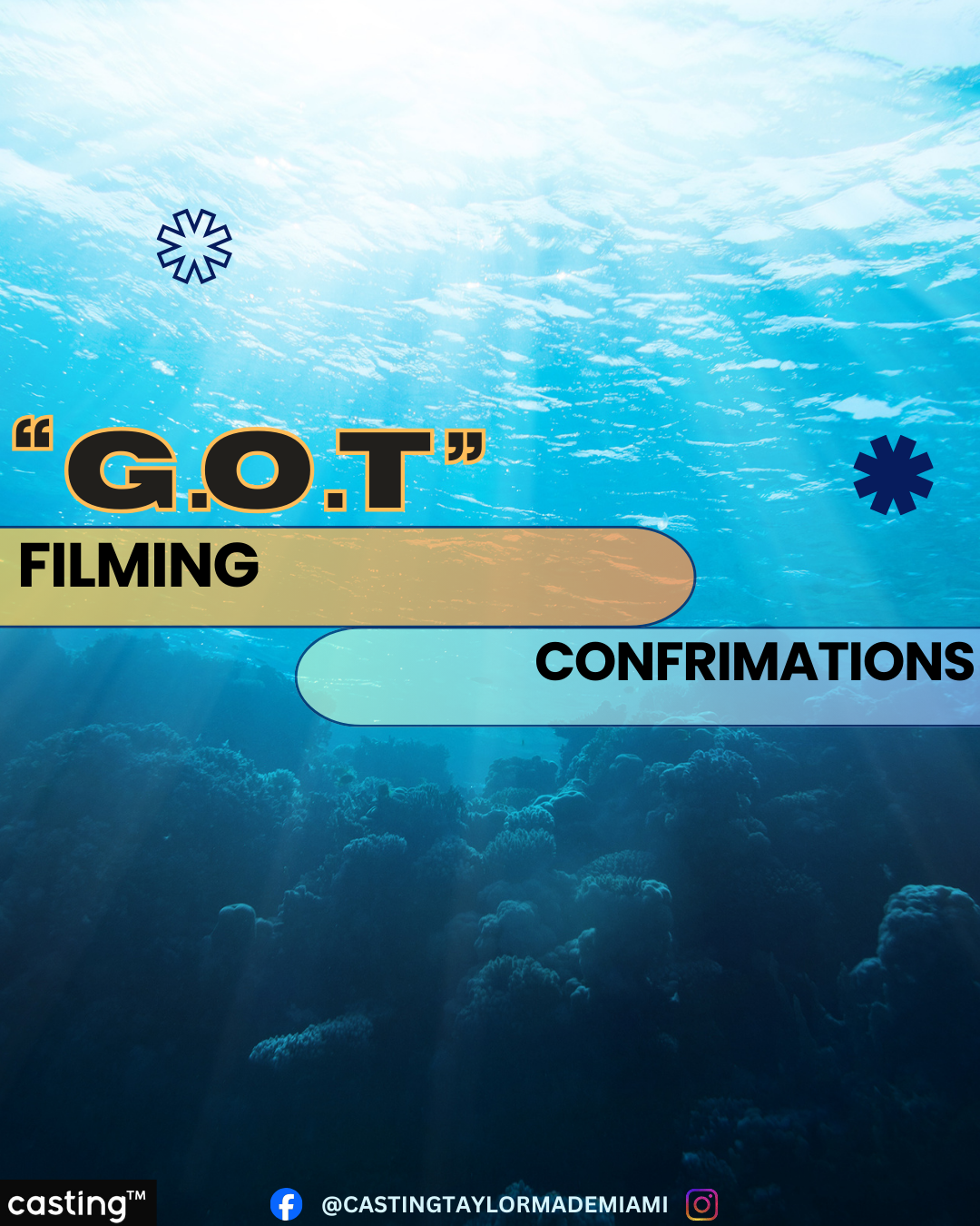 "GOT" // FEBRUARY 25th - WEDNESDAY // FILMING CONFIRMATION // ACTION REQUIRED