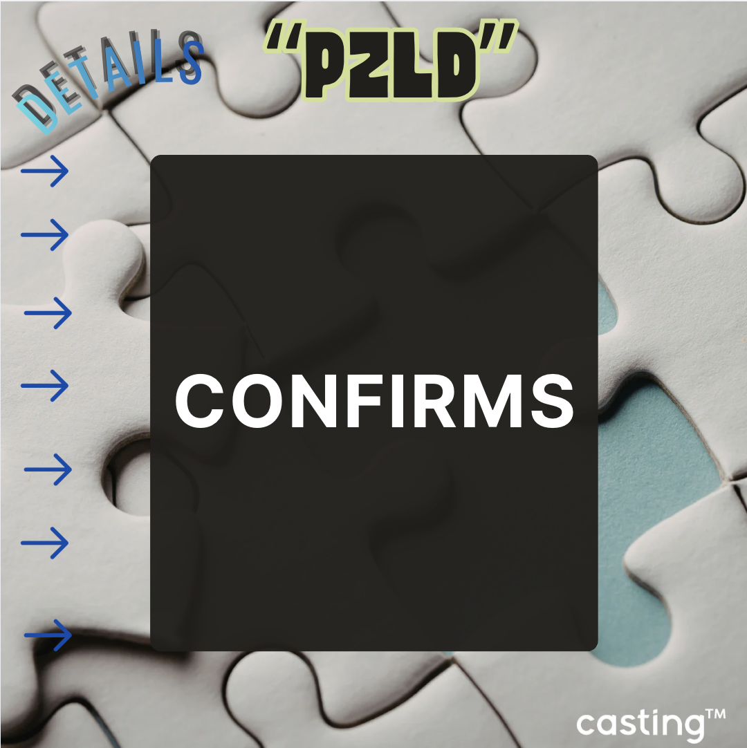 "PZLD" FITTING // WEDNESDAY - March 4th // CONFIRMATION // ACTION REQUIRED