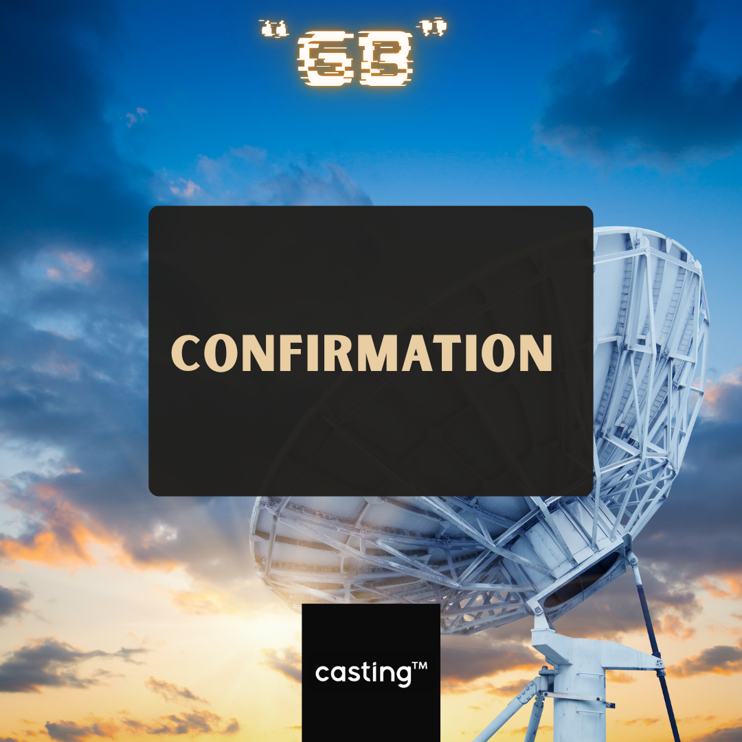 "GREEN BANK (GB)" // MONDAY - APRIL 20th, 2026 // FILMING CONFIRMATION // ACTION REQUIRED (Copy)