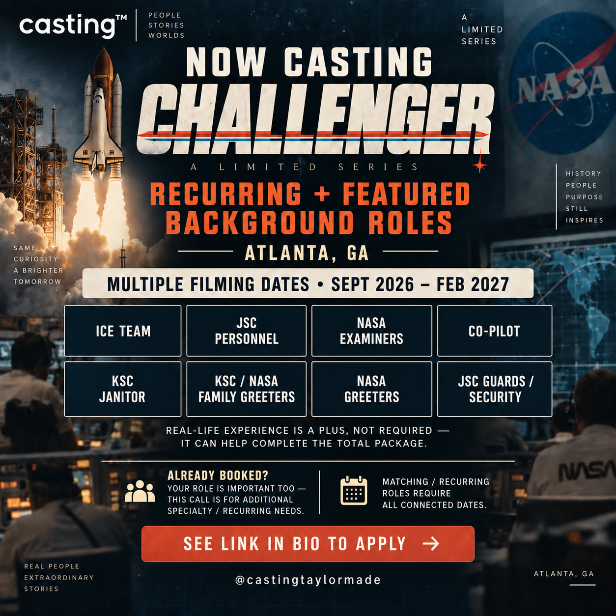 “CHLN” FEATURED &amp; RECURRING CORE ROLES // SUBMISSION REQUEST