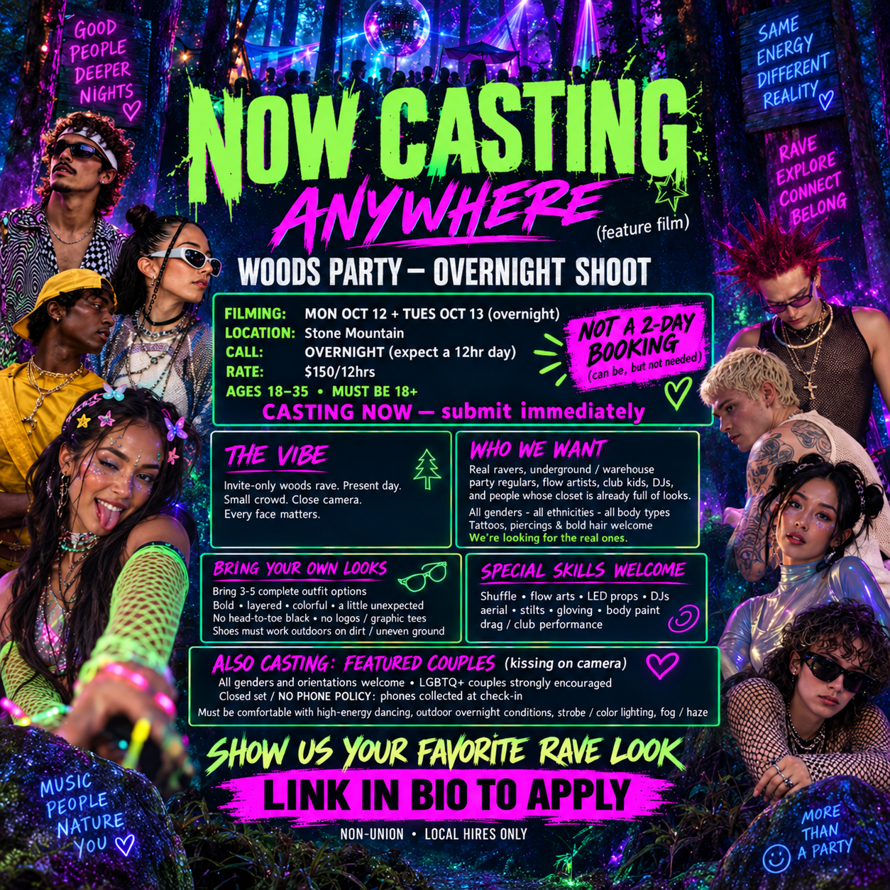 "ANYWHR" FEATURE FILM // VIP RAVE // SUBMISSION REQUEST
