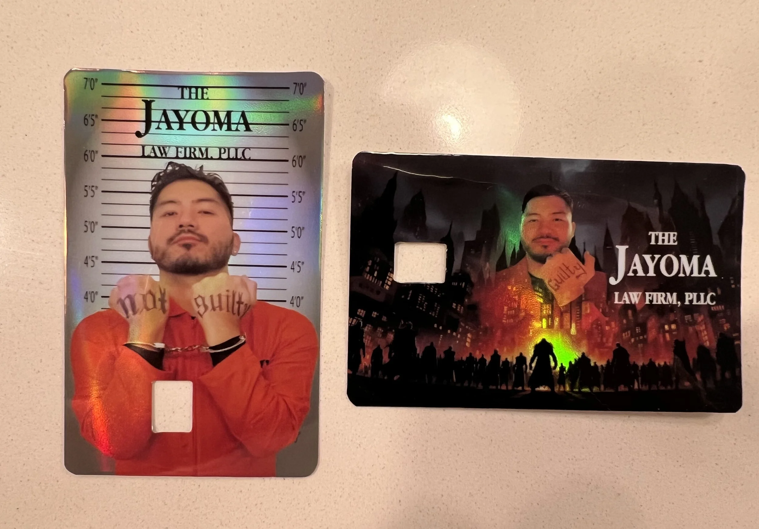 Holographic Card Covers (includes 2)