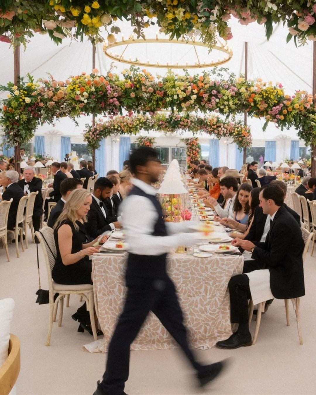 Haley and Reid&rsquo;s love felt as vibrant as the celebration itself, a reception that offered a refined interpretation of timeless design. Bold color was balanced with layered texture, creating an atmosphere that felt both elevated and warmly invit