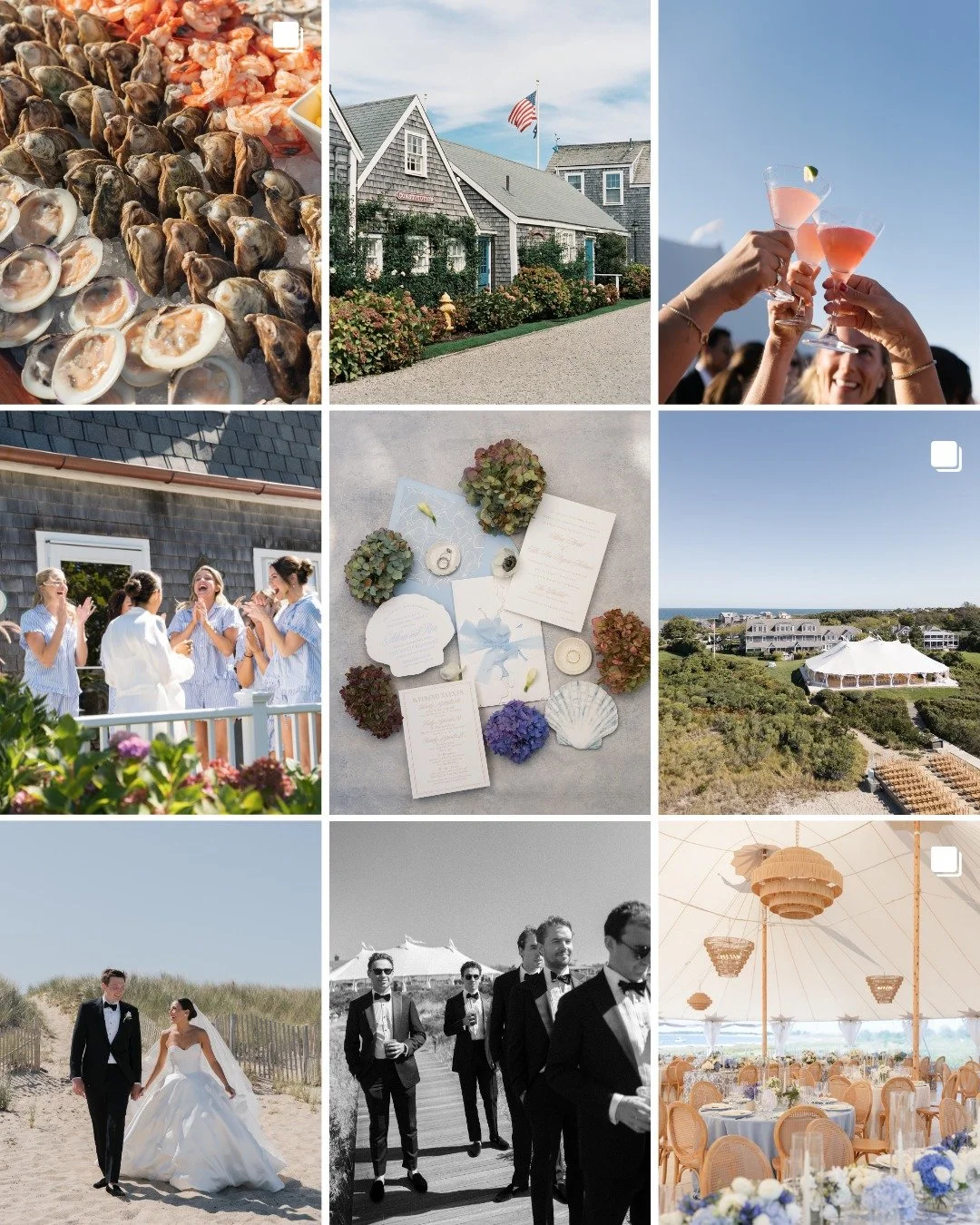 Alexis &amp; Rex&rsquo;s Nantucket celebration is the kind of wedding that lives on an inspiration board, and even more beautifully, in memory. Set against the ease and charm of the East Coast in September, every detail felt effortless, intentional, 