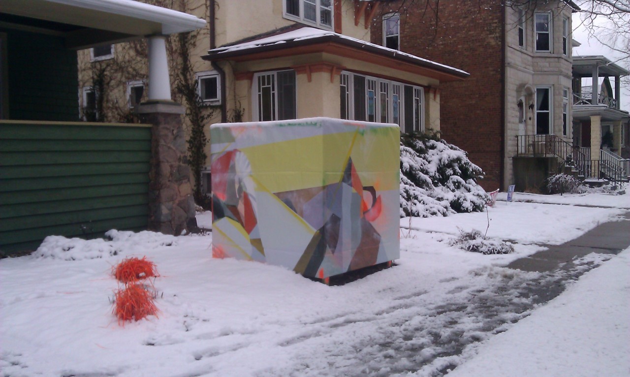 Anna Kunz, Honk if you love painting , February 2012