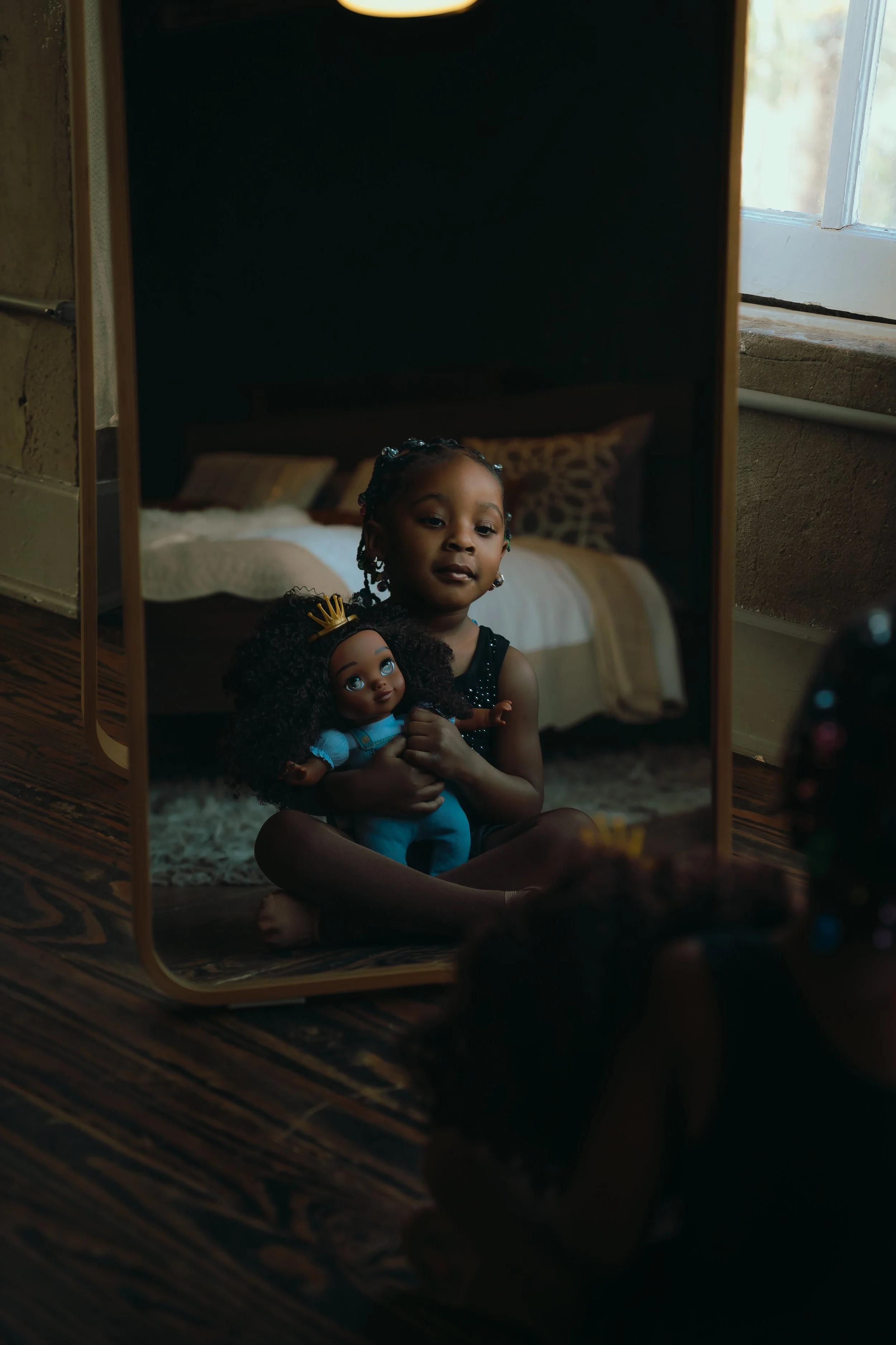 Series: So, Let’s Start From The Beginning  ||
Title: The Soft Power of Knowing  ||
Year: 2024  ||
Medium: Digital, Archival Print  ||
Size: Frame, 20" x 24" Matted 16" x 20"  ||
Price: $1,000  ||
(Closed Edition 1 + 1AP (Artist’s Proof at higher val