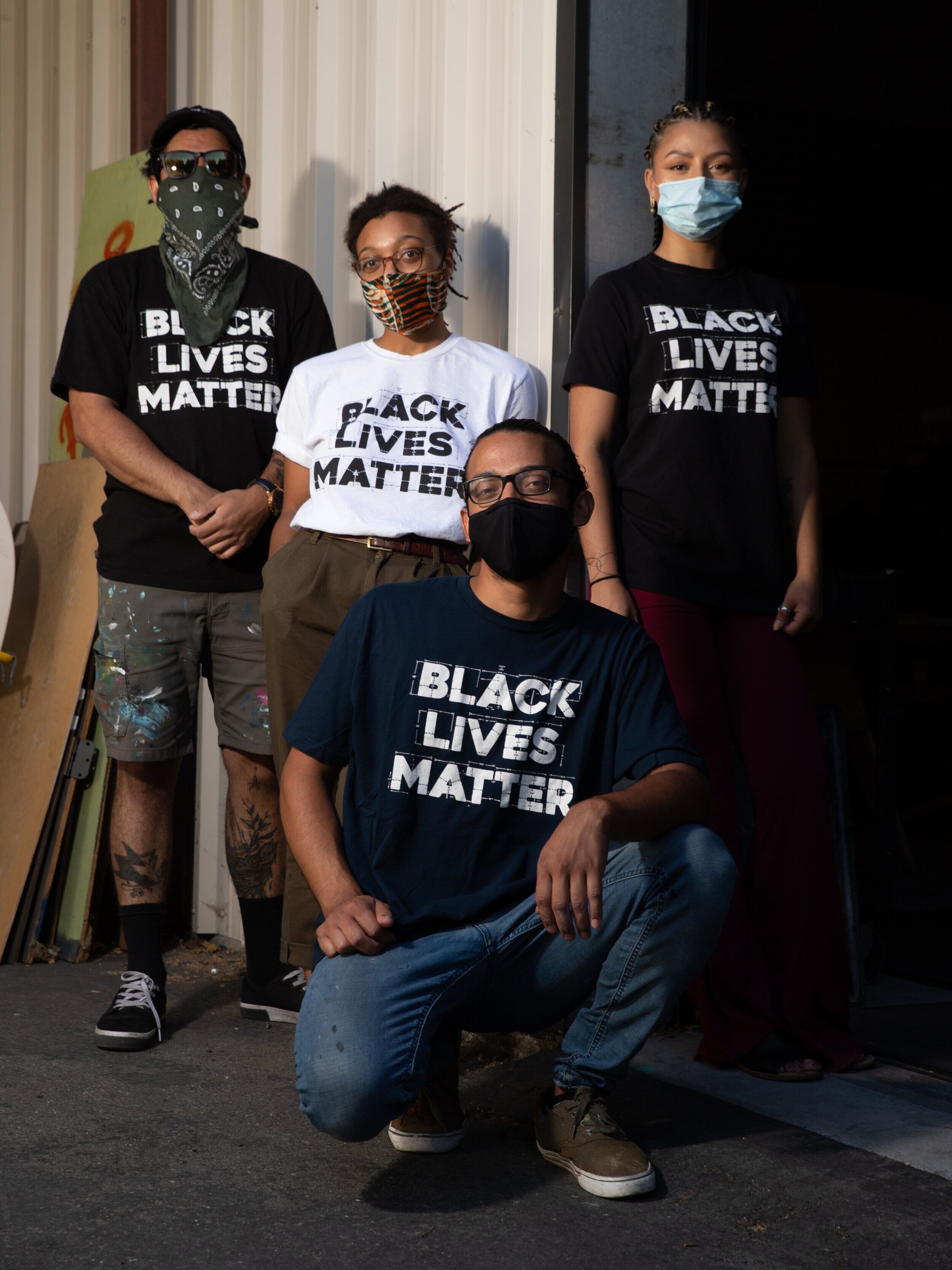 Black Lives Matter Blue Print design