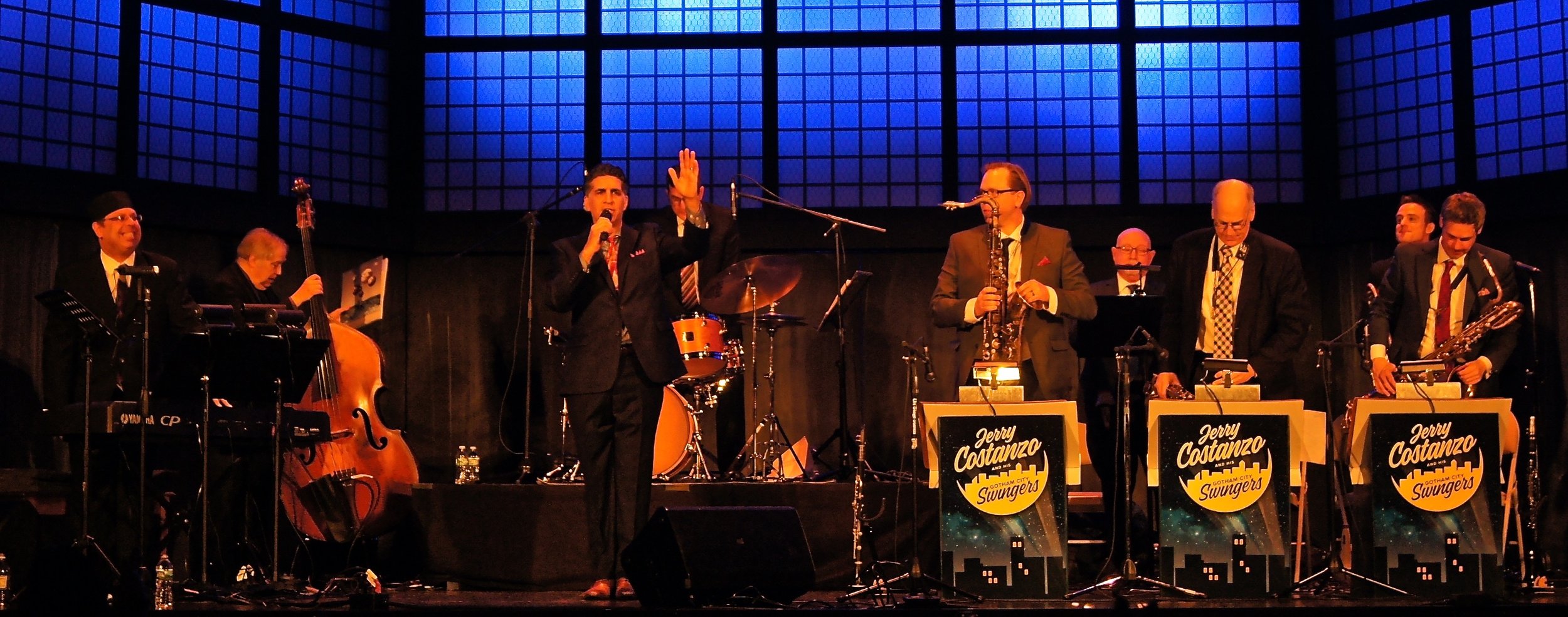 Join Jerry and His Gotham City Swingers for a July 4th weekend romp through the Great American Songbook. Here are some rave reviews of Jerry’s swinging style. “A cat that knows how to swing it and grab the Vegas vibe that most of us never were old enough to experience.” Midwest Records “As all great singers do, he tells a story.” Jazz.com