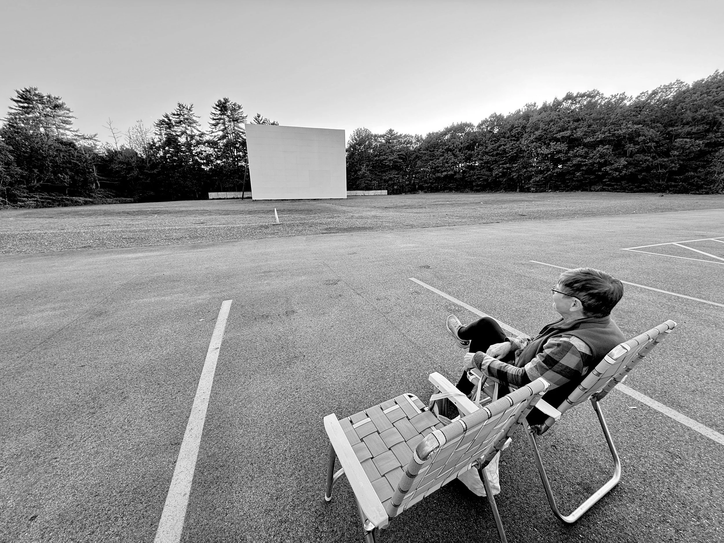 Catherine at the Drive-in, Saco, Maine, 2025