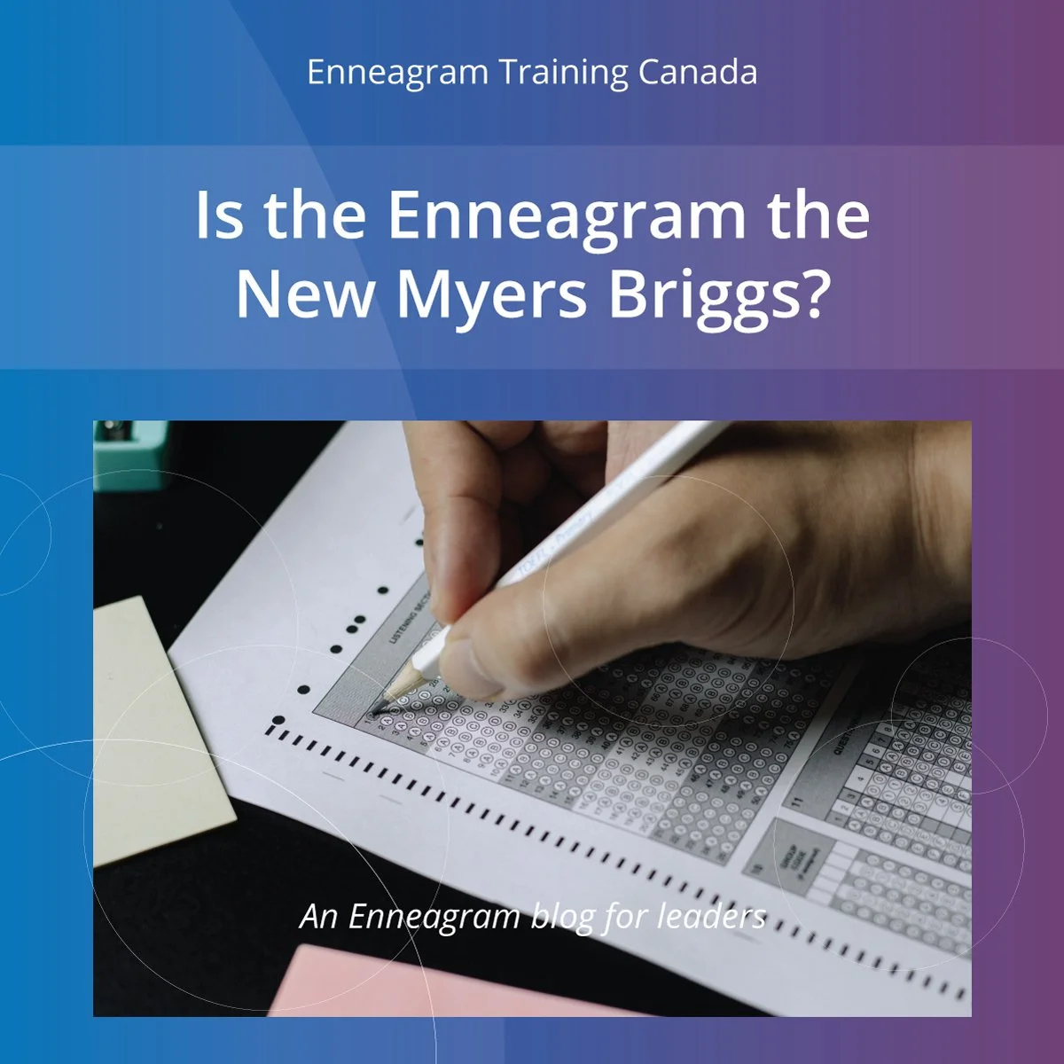 Is the Enneagram the new Myers Briggs?
