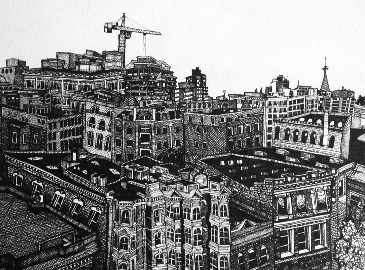 Broken City 12x16