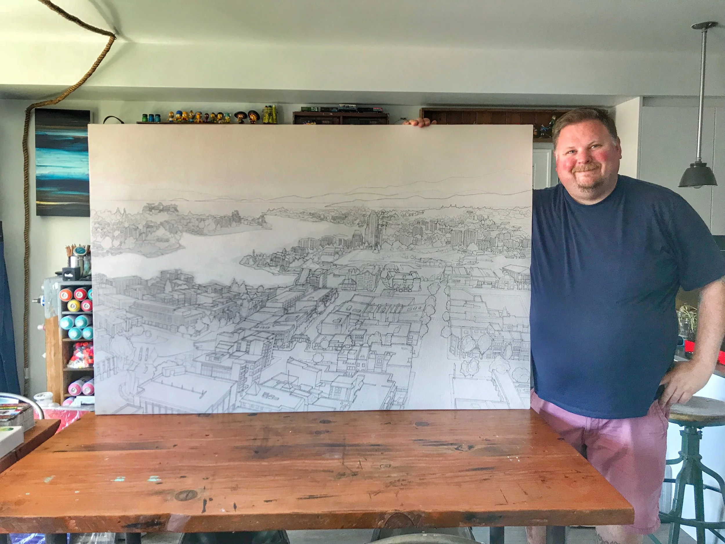 I am a big guy, just showing the scale of this behemoth.