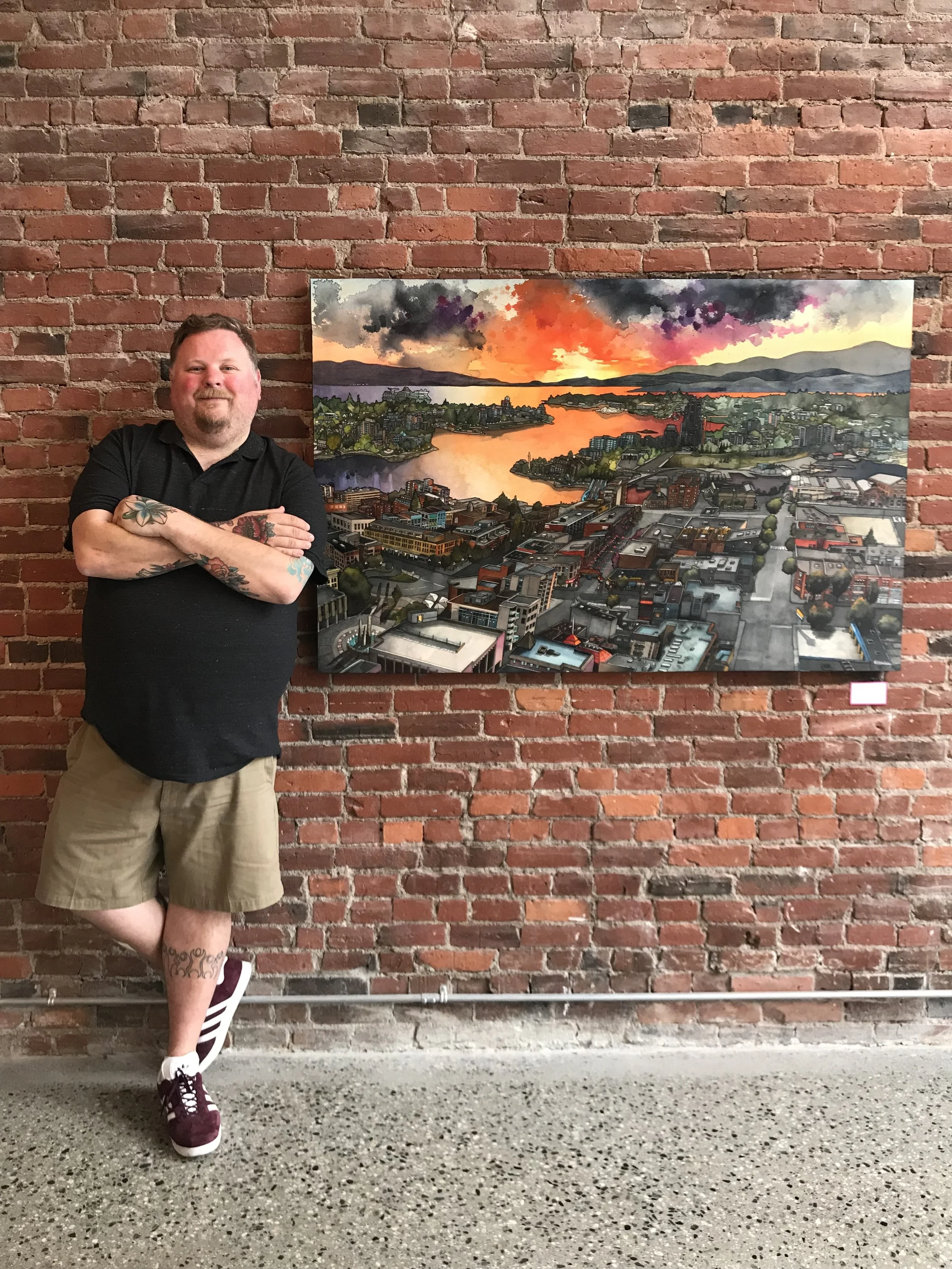 Finished and hanging in Gallery