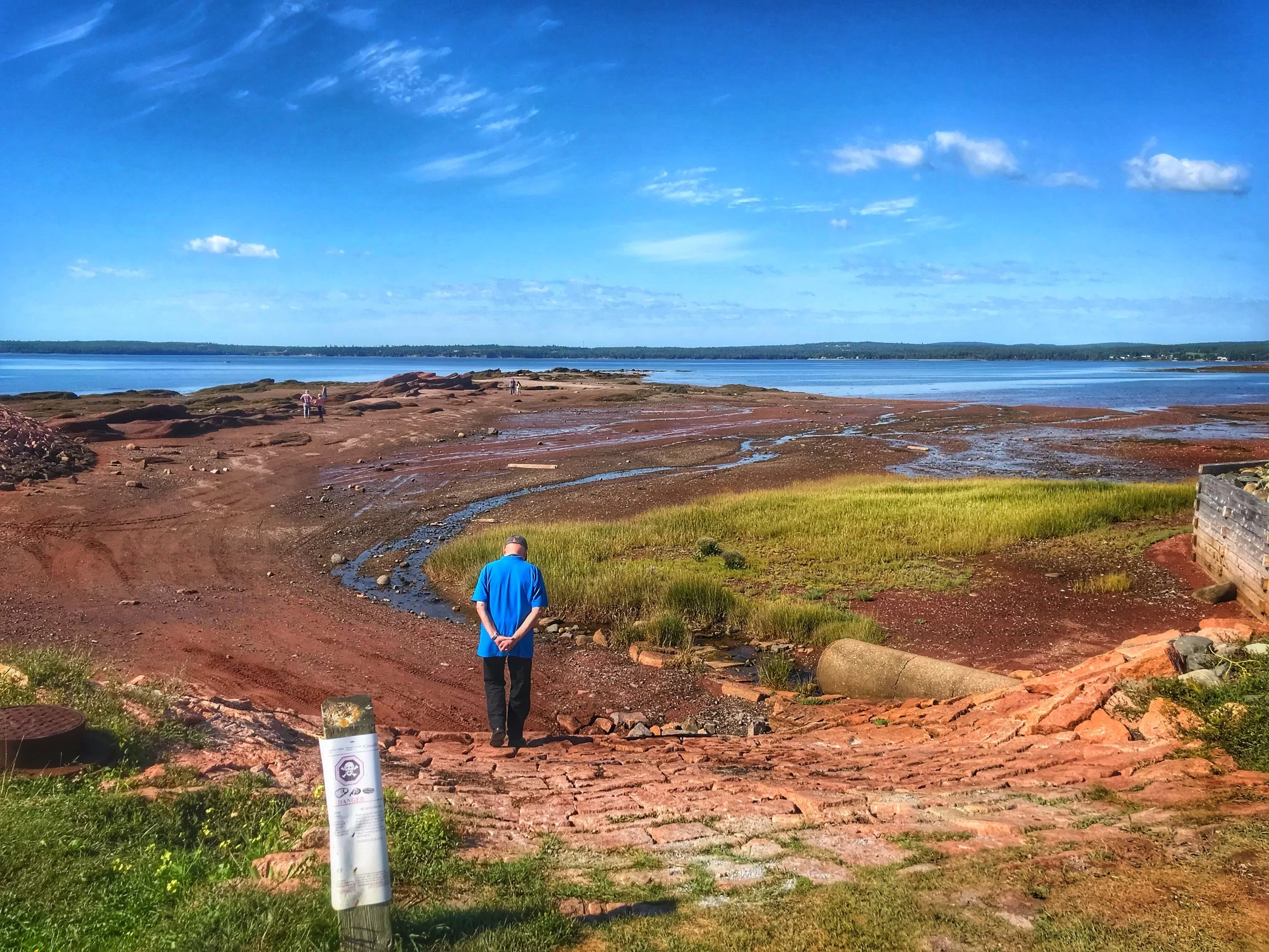 The Red beach was awesome to see. So very different from the beaches on the West Coast.