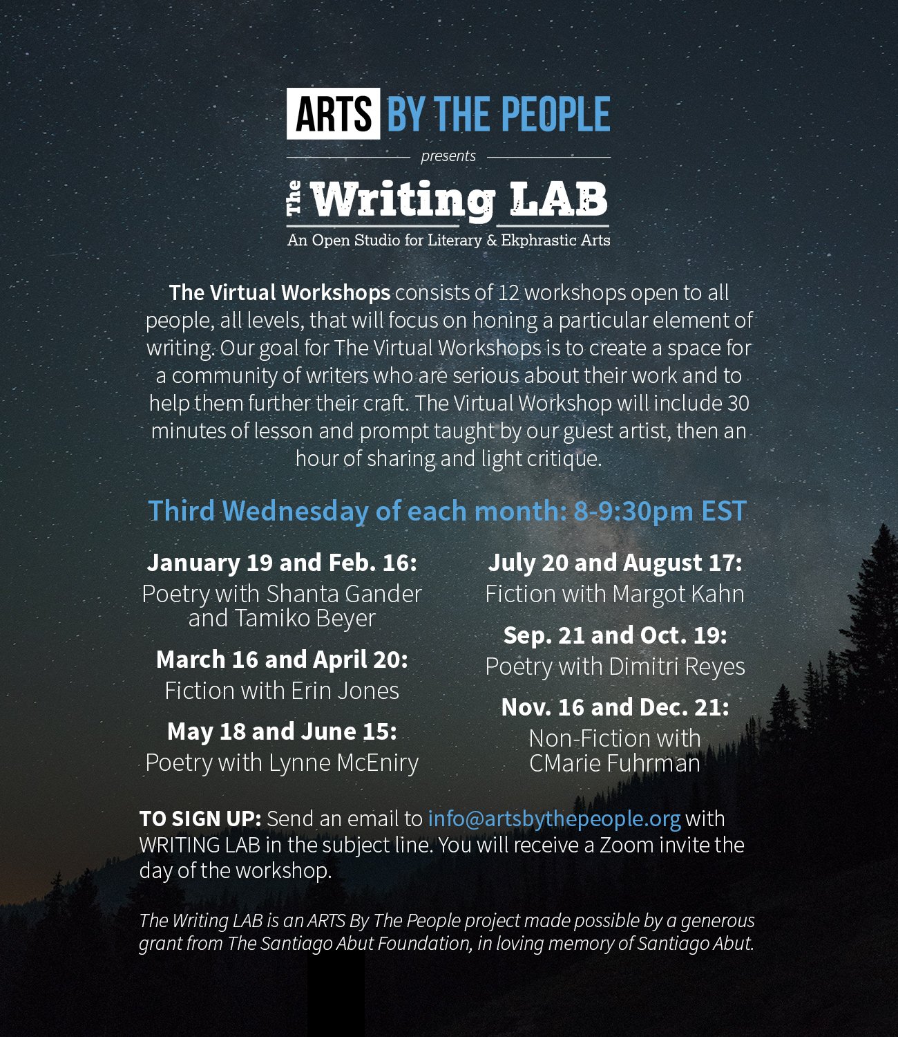 The Writing LAB: Virtual Workshop with Darla Himless