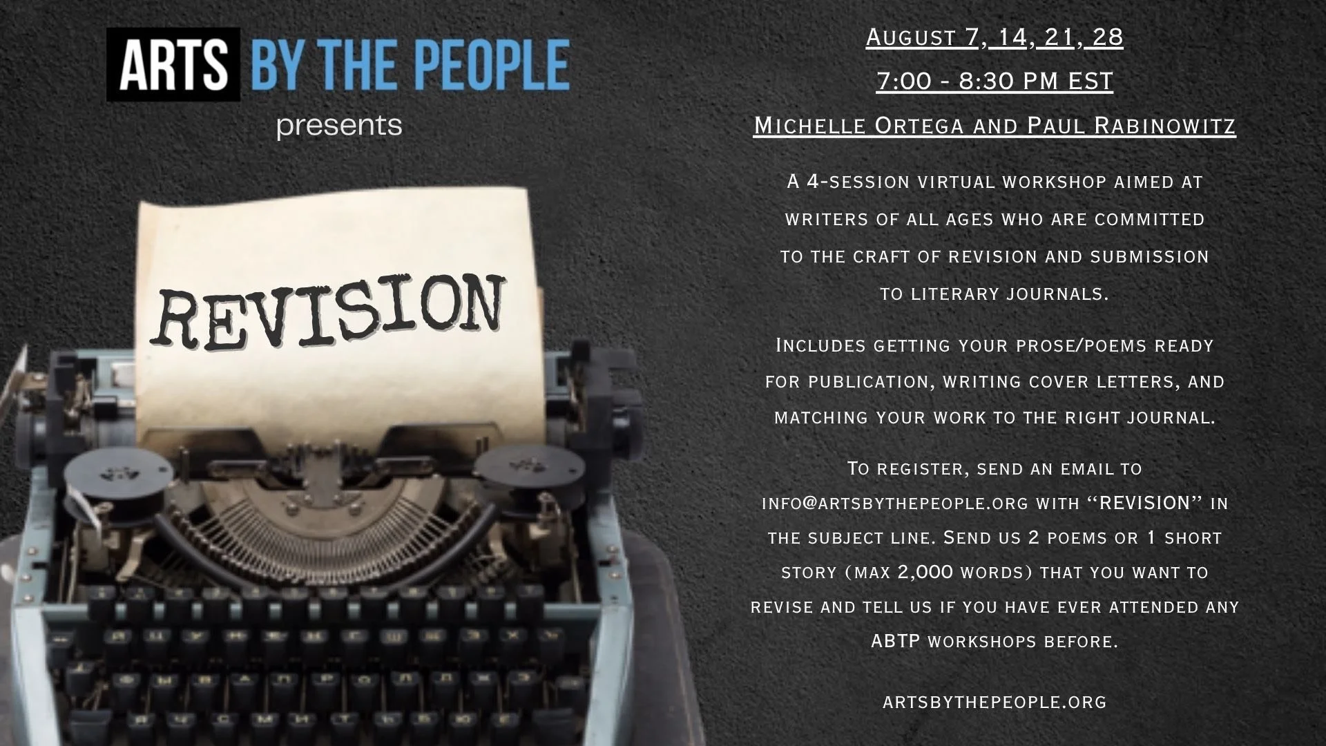 REVISION WORKSHOP