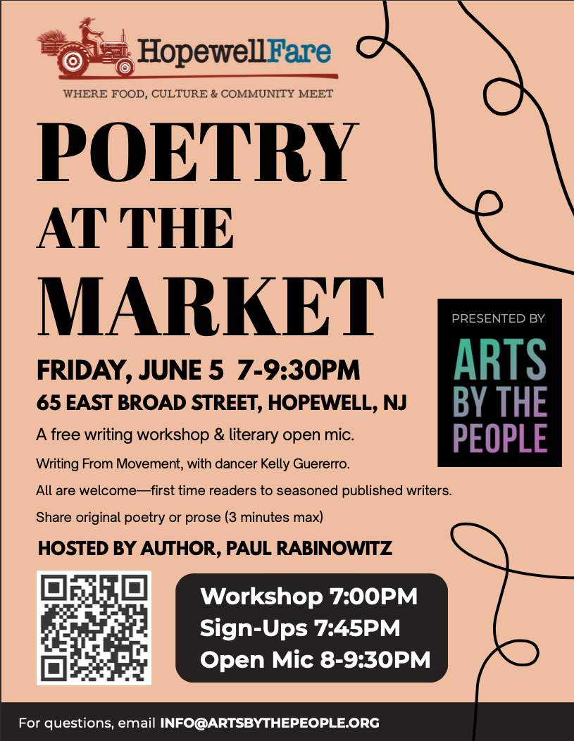 Poetry At The Market, Hopewell, NJ