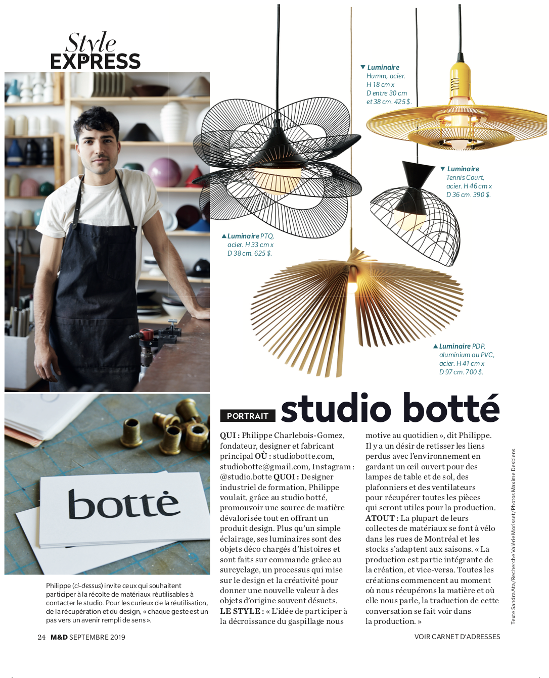 01_Artist Profile Studio Botte Montreal Quebec Design Canada Magazine Editor Valerie Morisset Photo Maxime Desbiens.png
