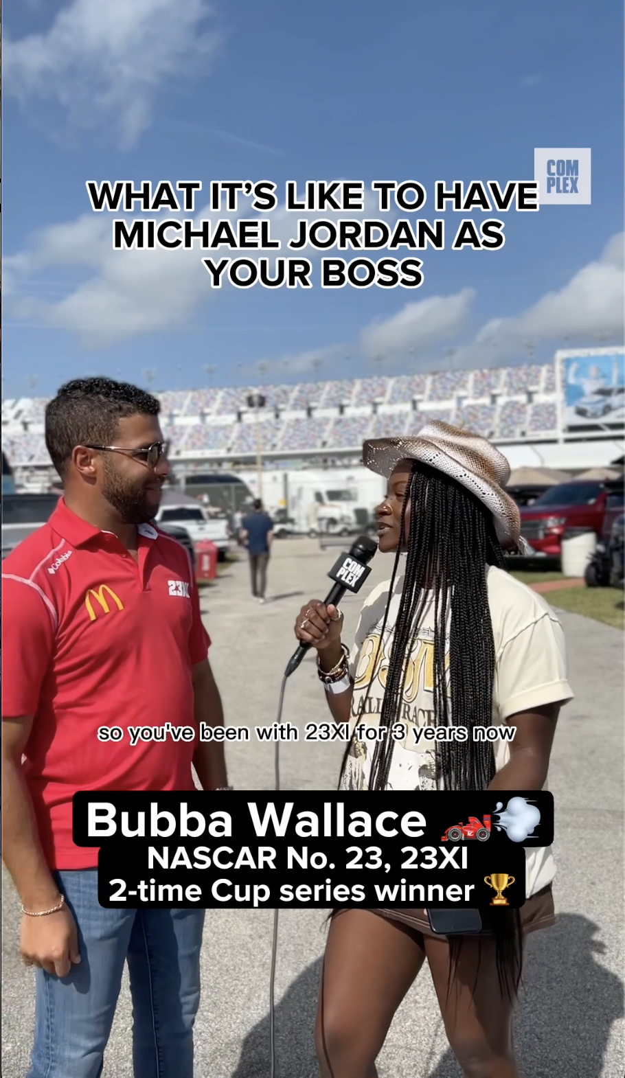 Bubba Wallace on Michael Jordan Being his Boss