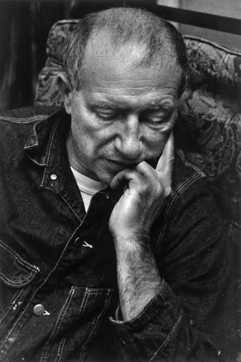 Portait of Jack Tworkov in his Provincetown studio by Marvin Lazarus, 1959